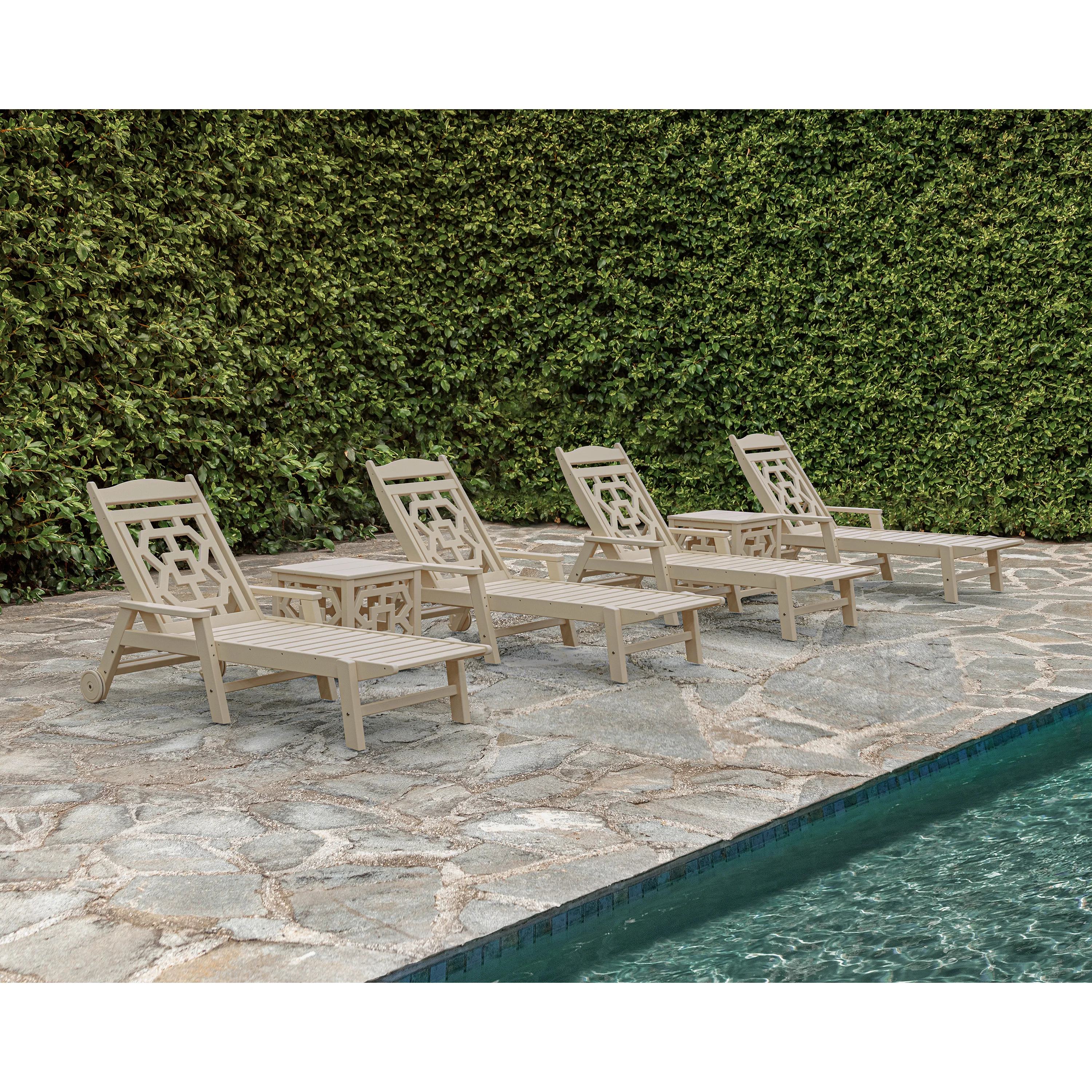 Chinoiserie 6-Piece Chaise Set - Image 3