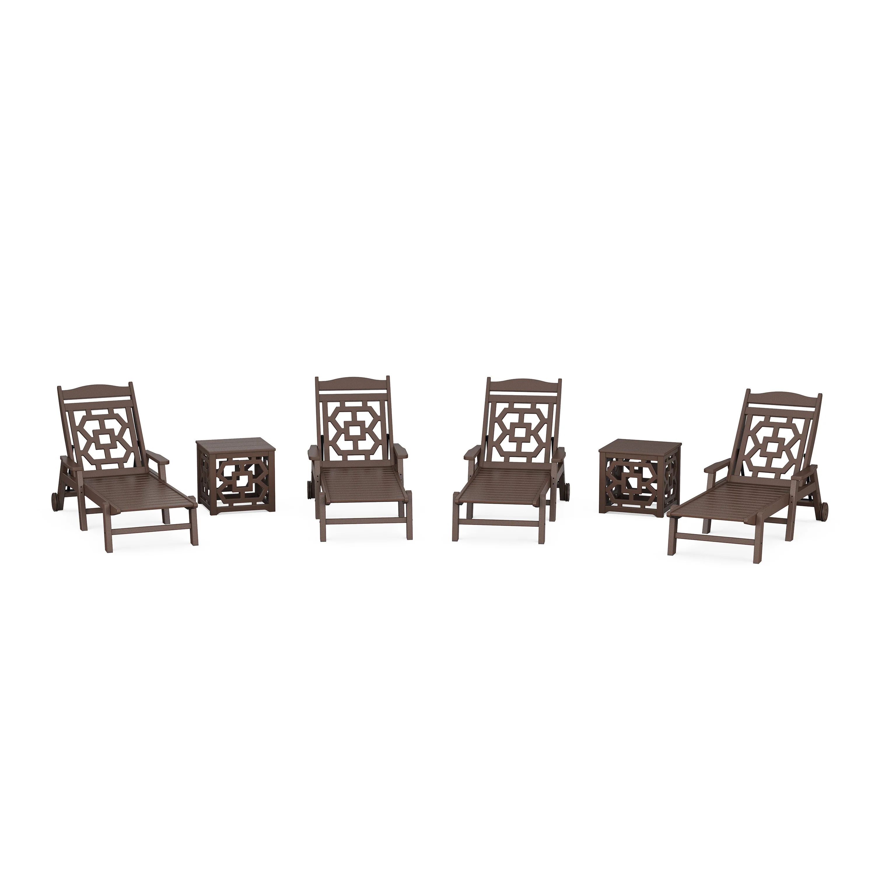 Chinoiserie 6-Piece Chaise Set - Image 8