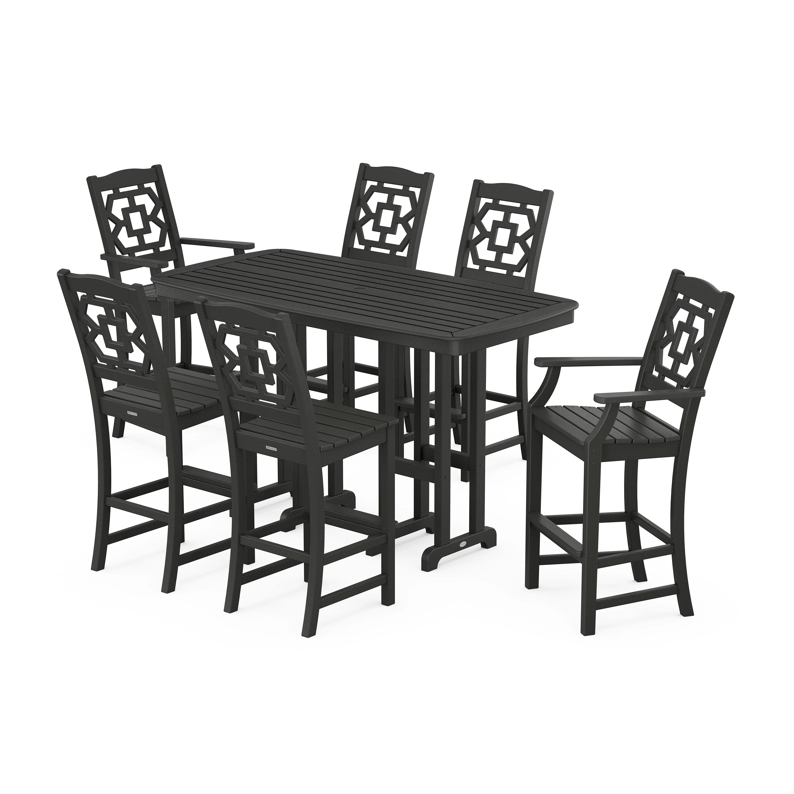 Chinoiserie 7-Piece Bar Set - Image 7