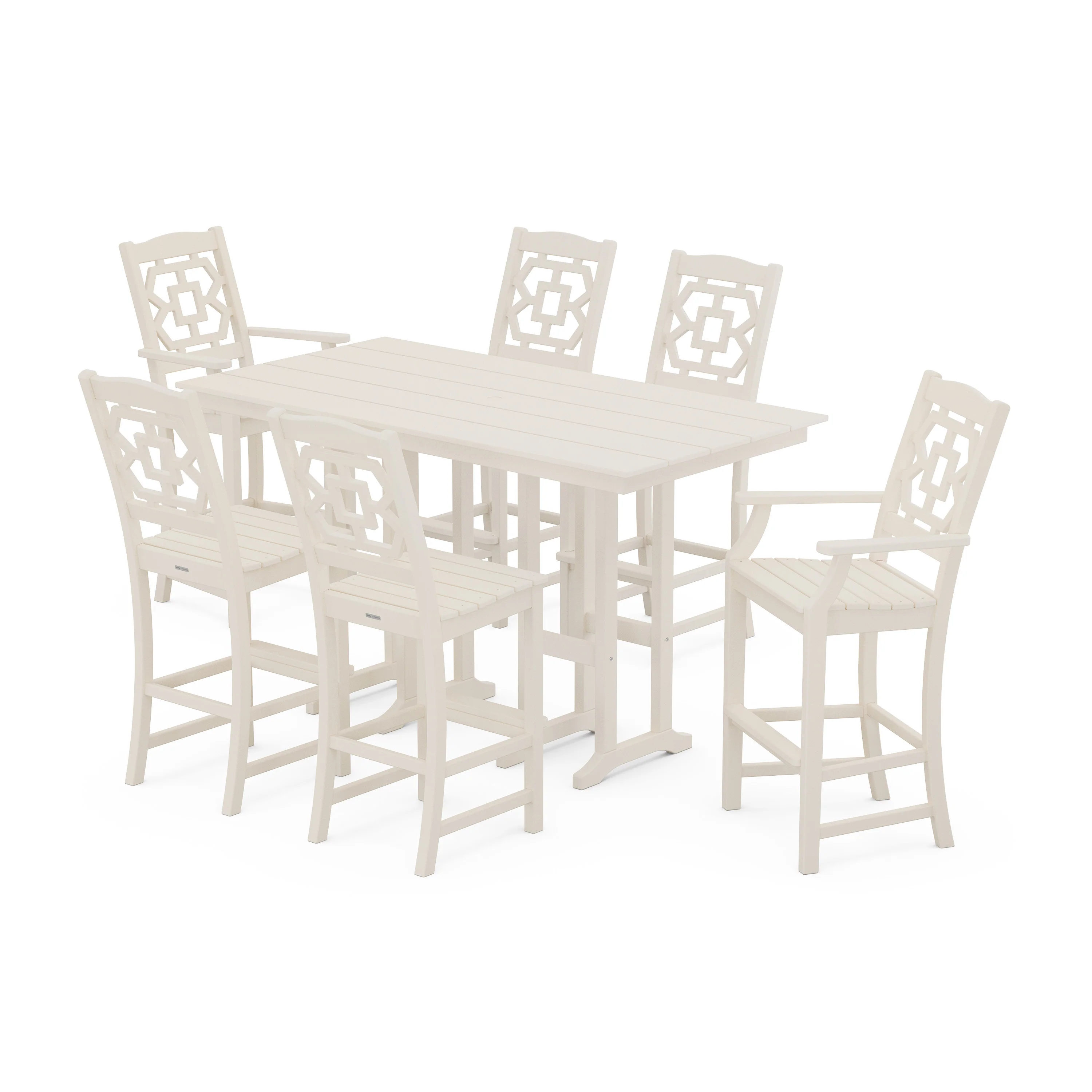Chinoiserie 7-Piece Farmhouse Bar Set - Image 11