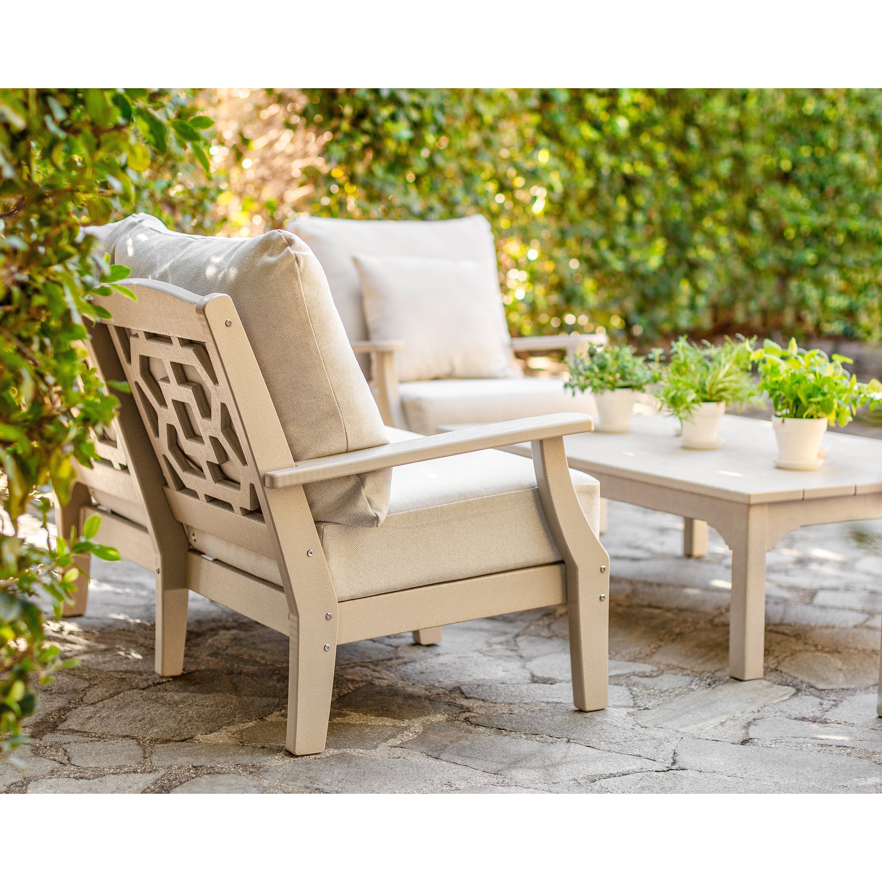 Chinoiserie Deep Seating Loveseat - Image 12