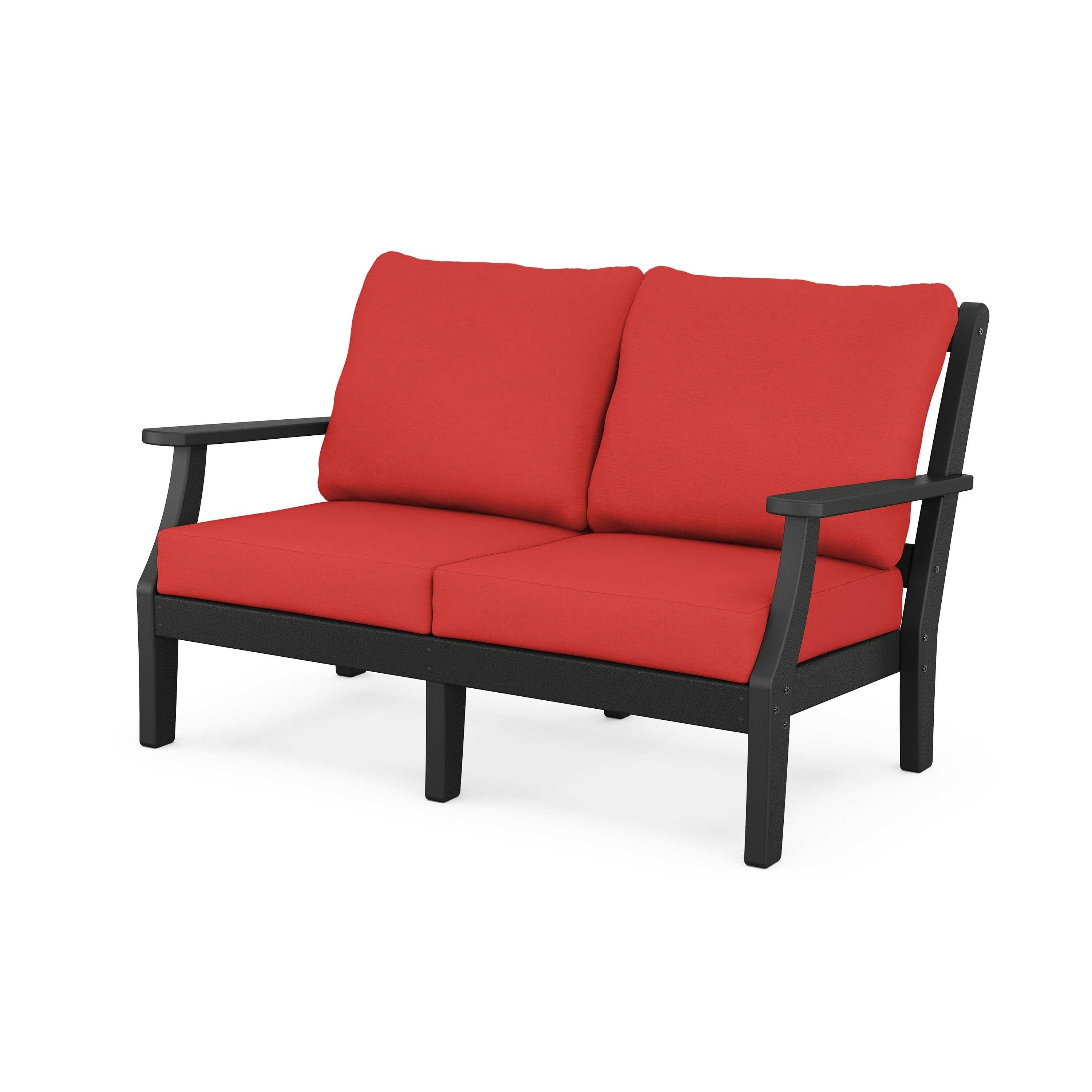 Chinoiserie Deep Seating Loveseat - Image 147
