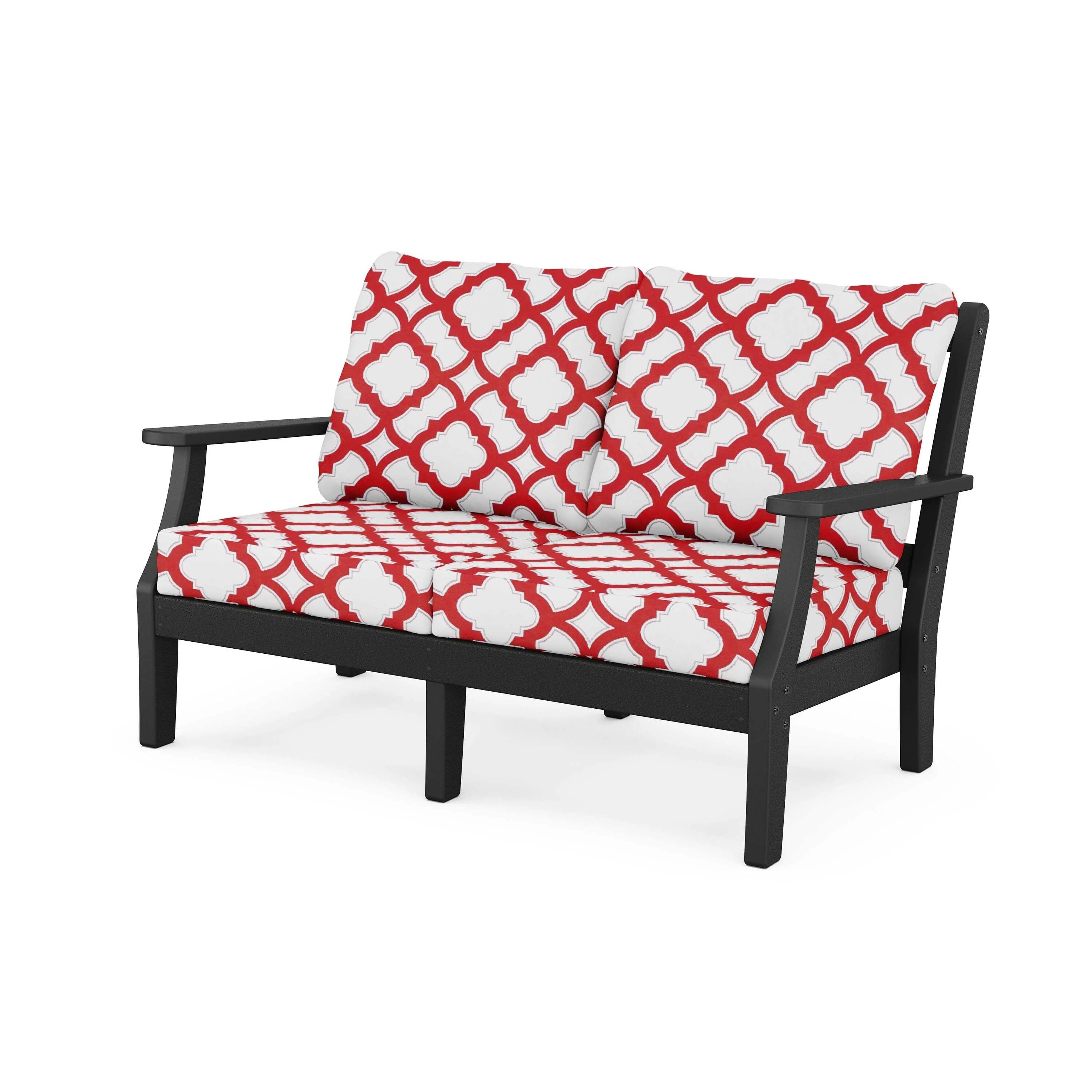 Chinoiserie Deep Seating Loveseat - Image 178