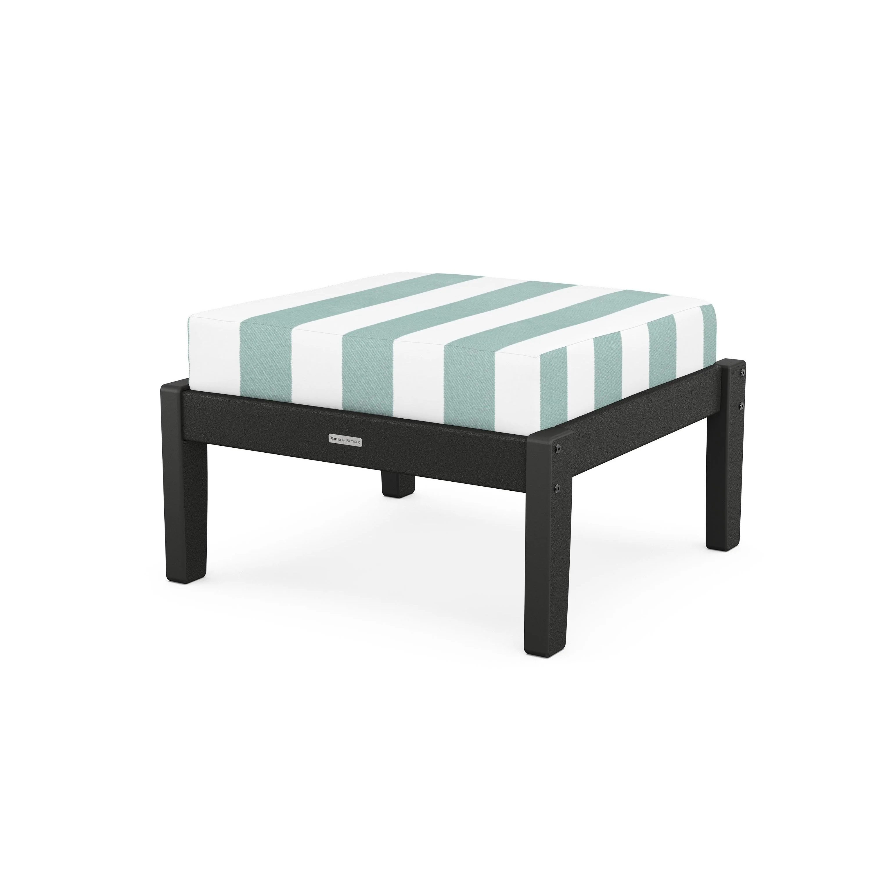 Chinoiserie Deep Seating Ottoman - Image 22