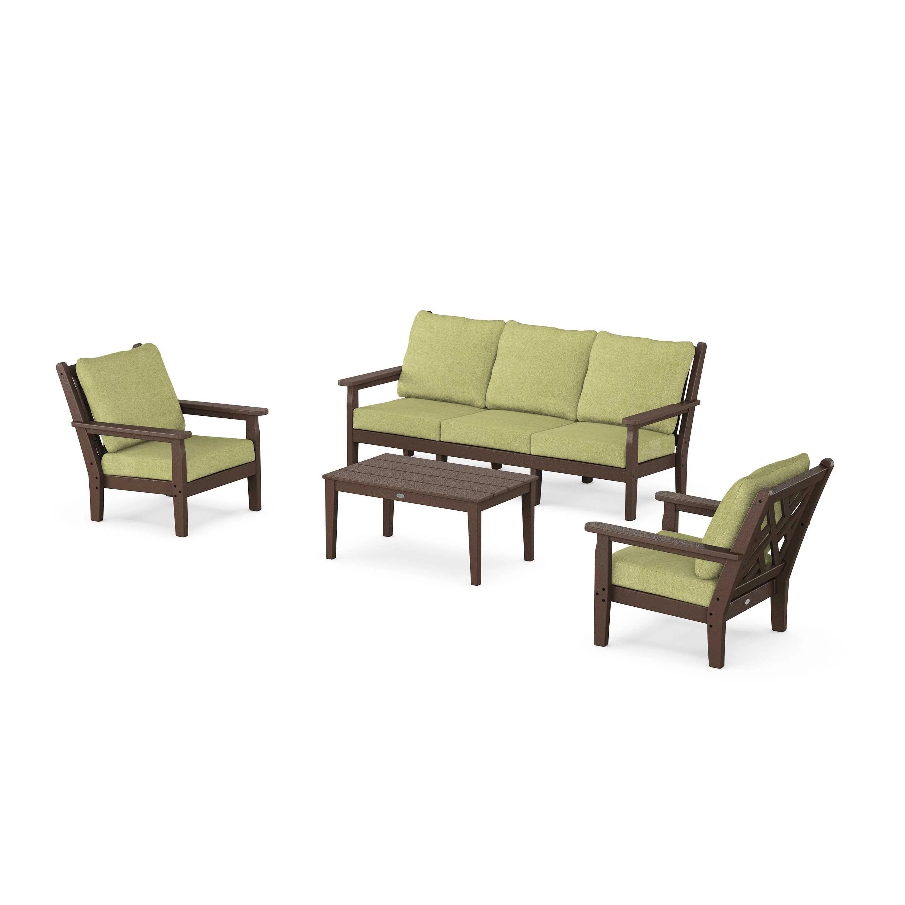 Chippendale 4-Piece Deep Seating Set with Sofa - Image 149