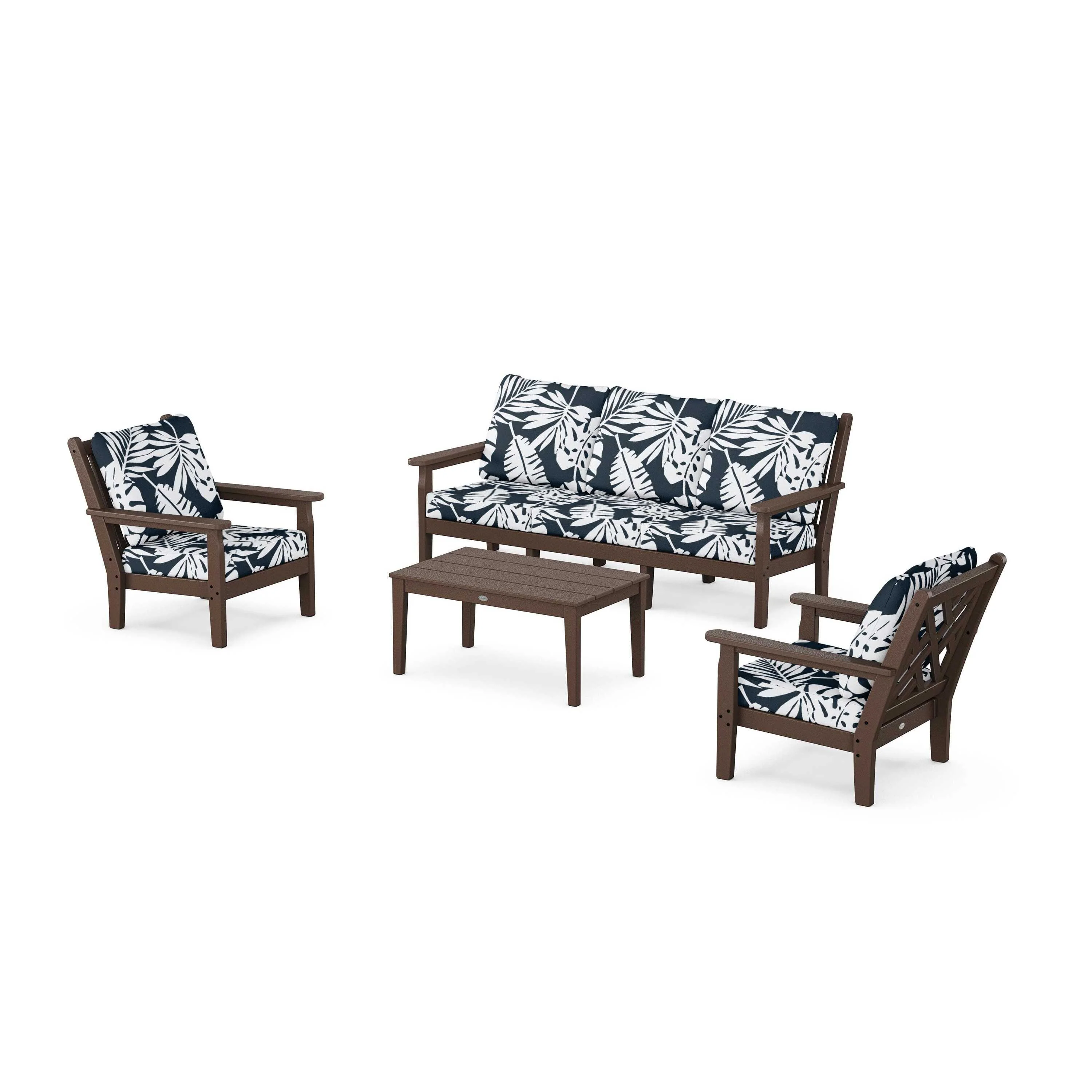 Chippendale 4-Piece Deep Seating Set with Sofa - Image 164