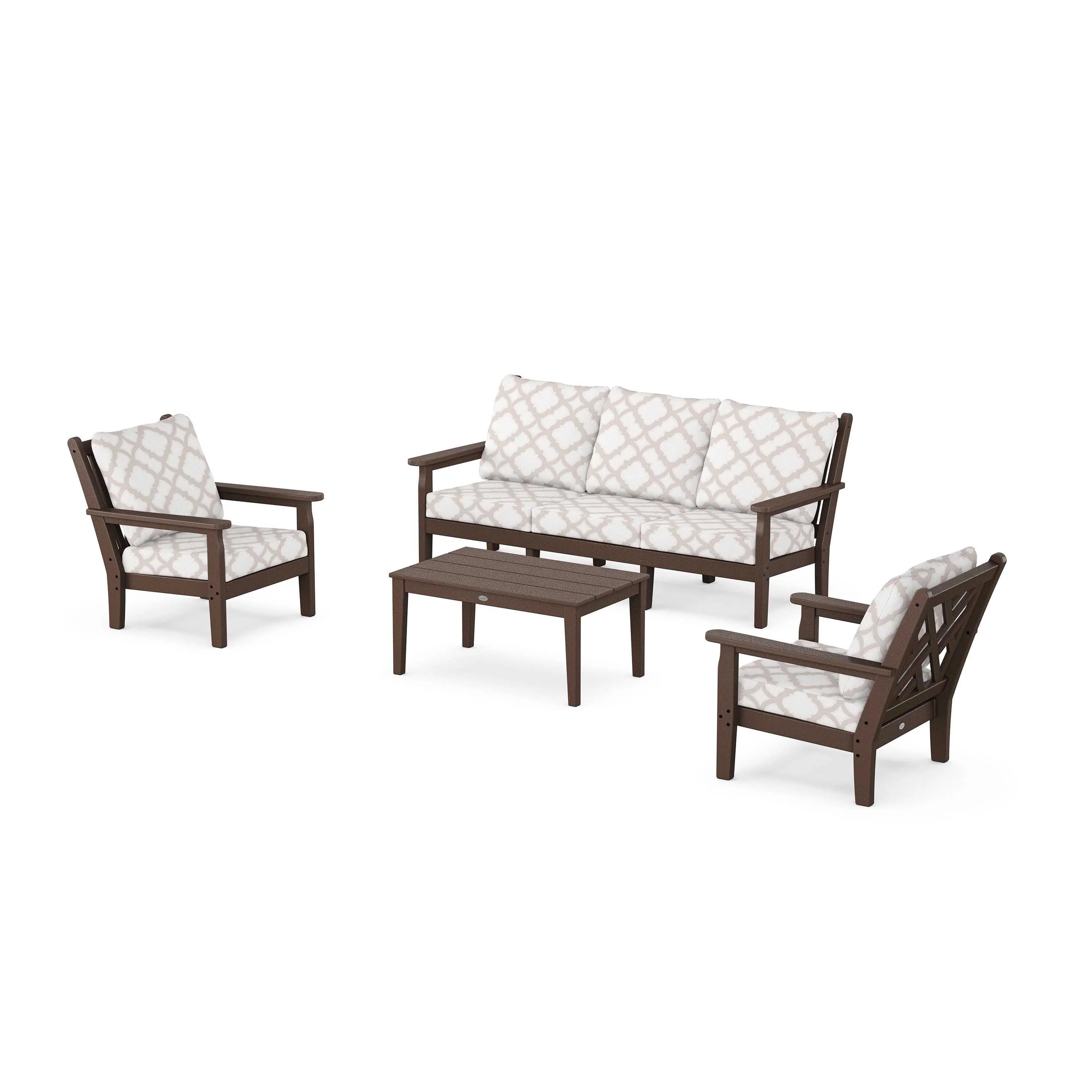 Chippendale 4-Piece Deep Seating Set with Sofa - Image 190