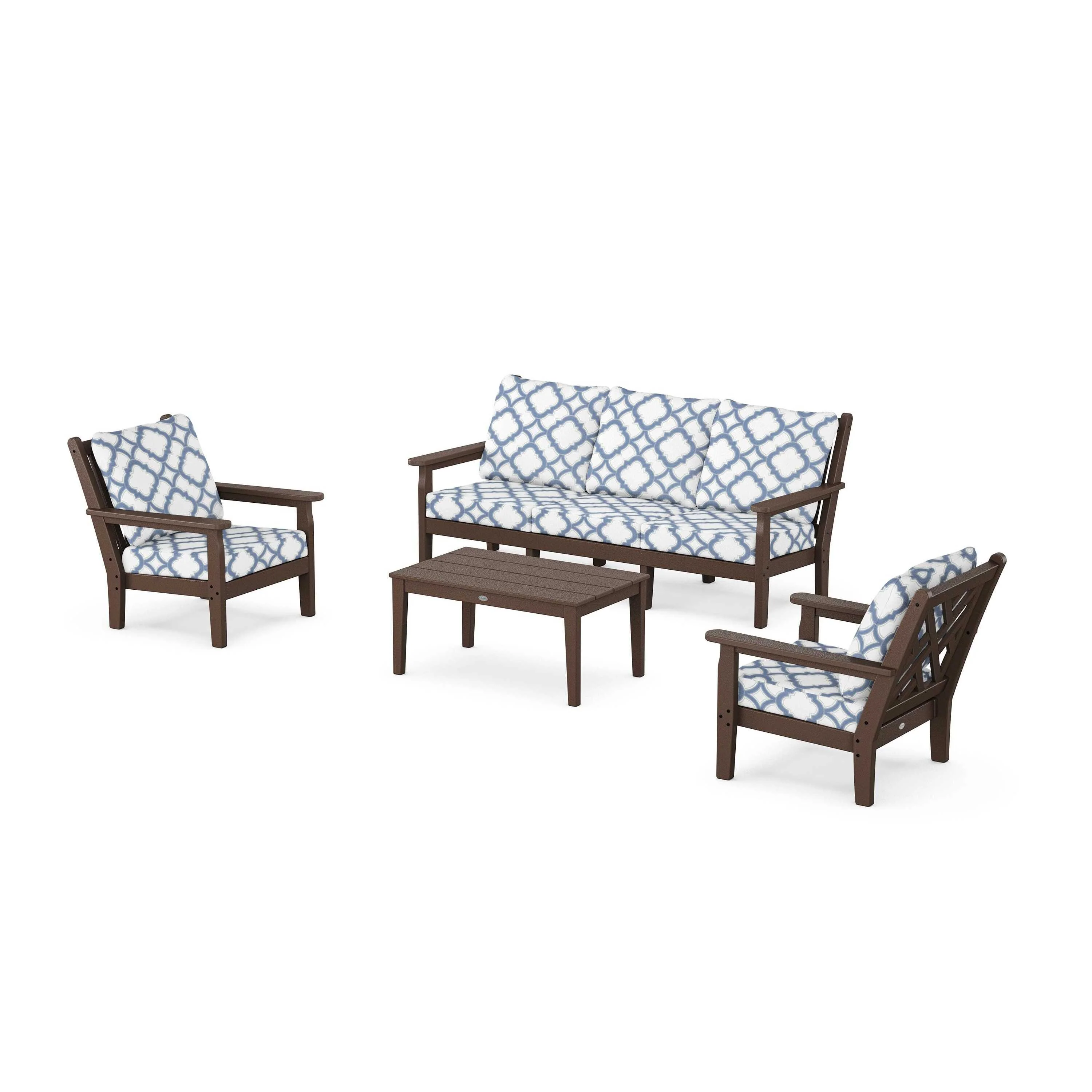 Chippendale 4-Piece Deep Seating Set with Sofa - Image 56
