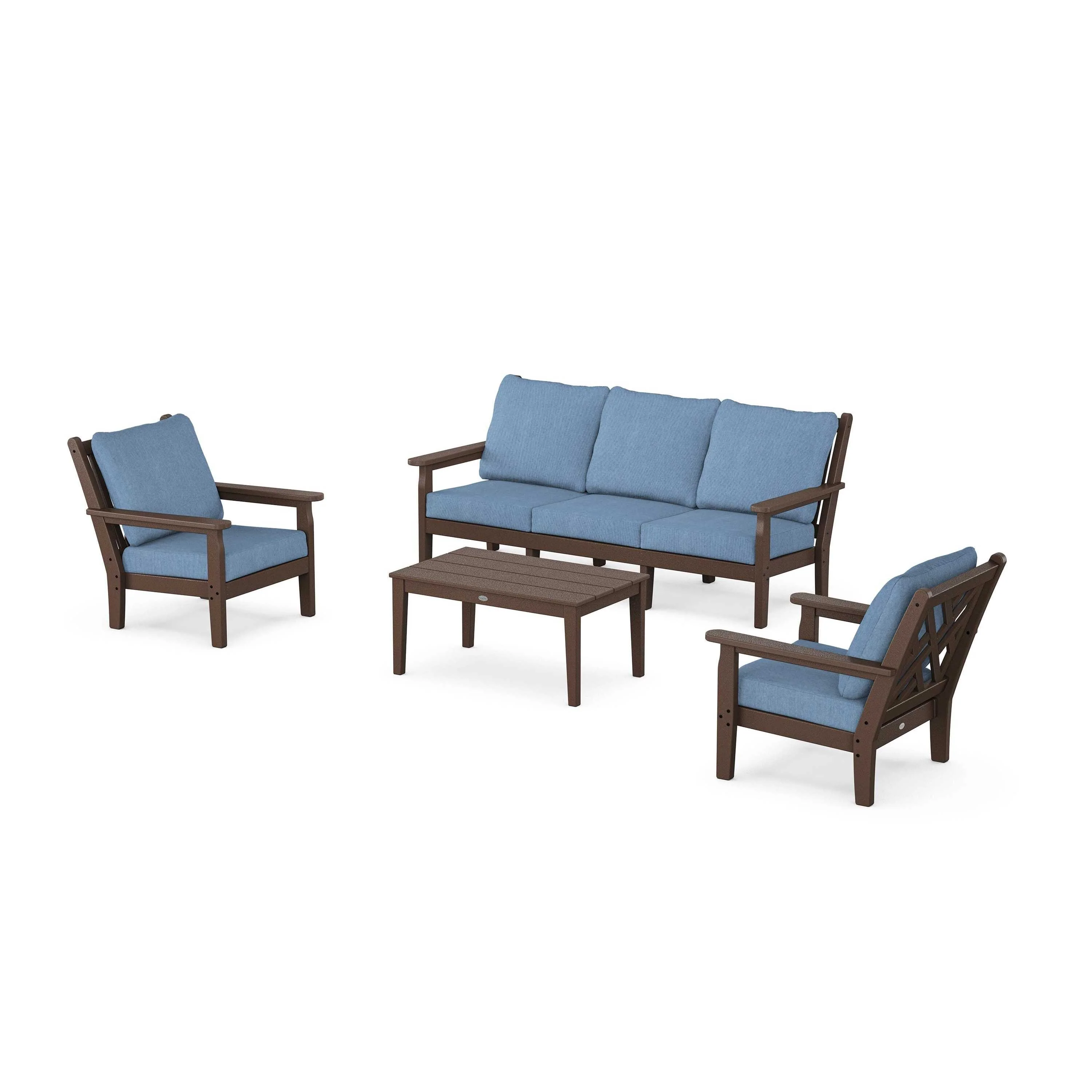 Chippendale 4-Piece Deep Seating Set with Sofa - Image 65