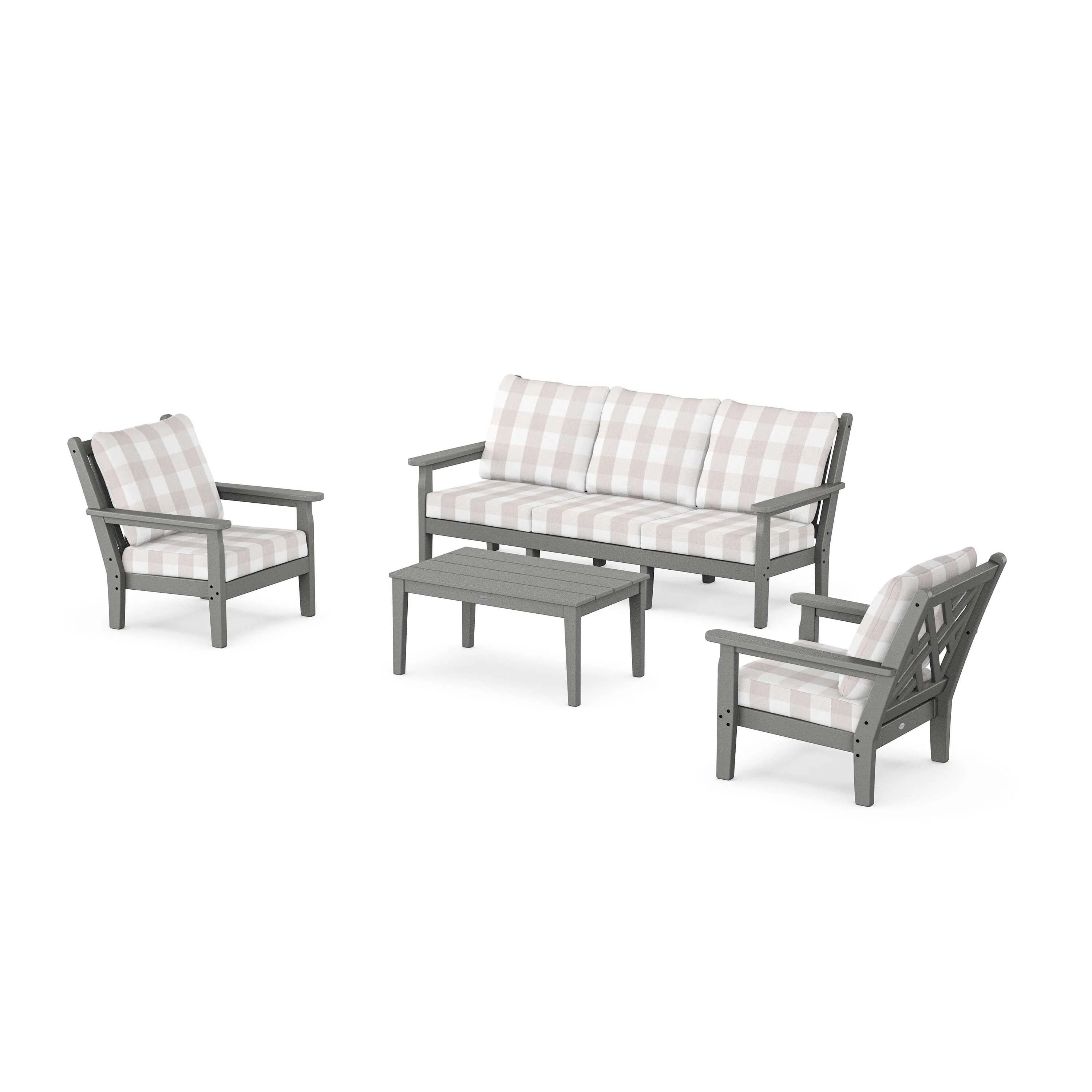 Chippendale 4-Piece Deep Seating Set with Sofa - Image 91