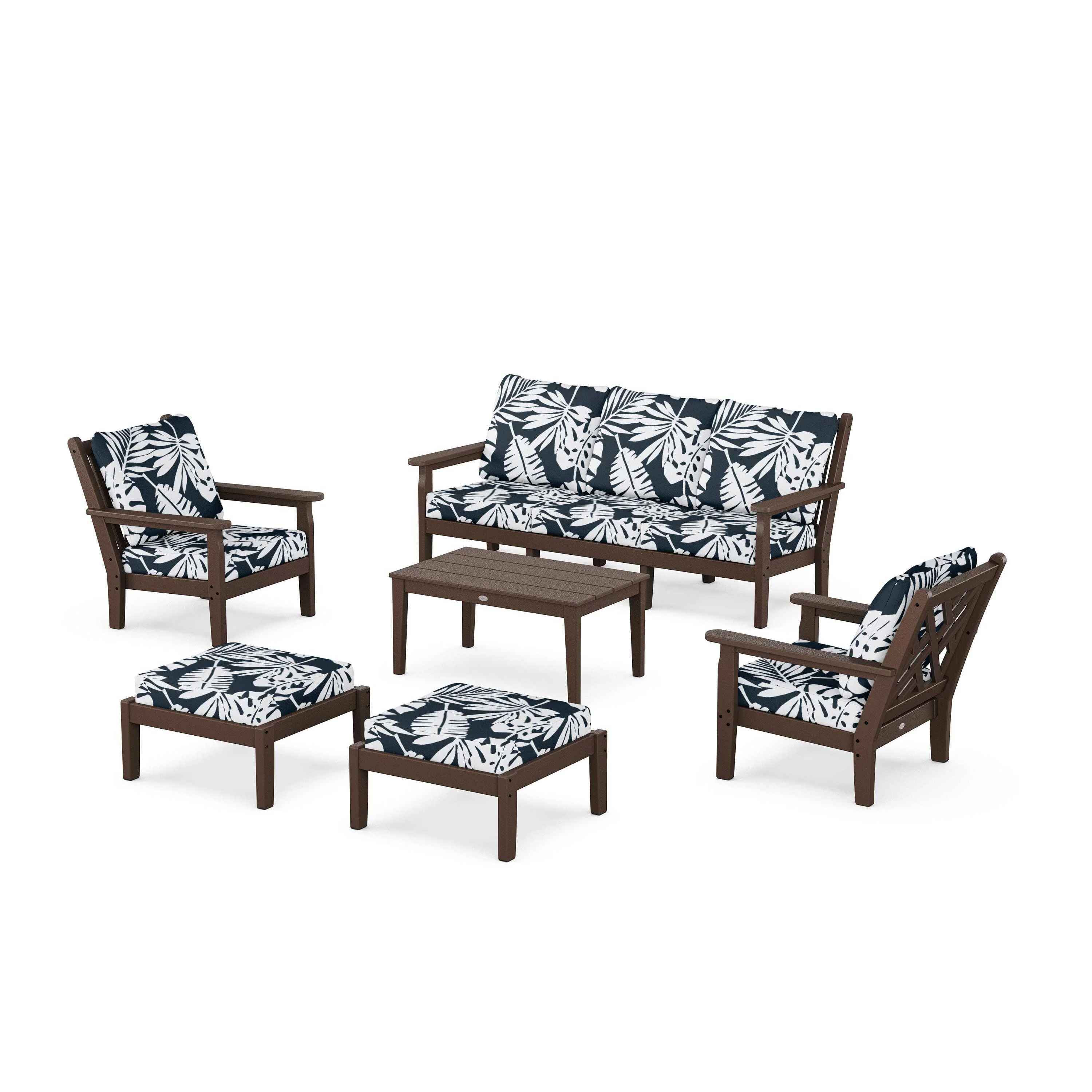 Chippendale 6-Piece Lounge Sofa Set - Image 103
