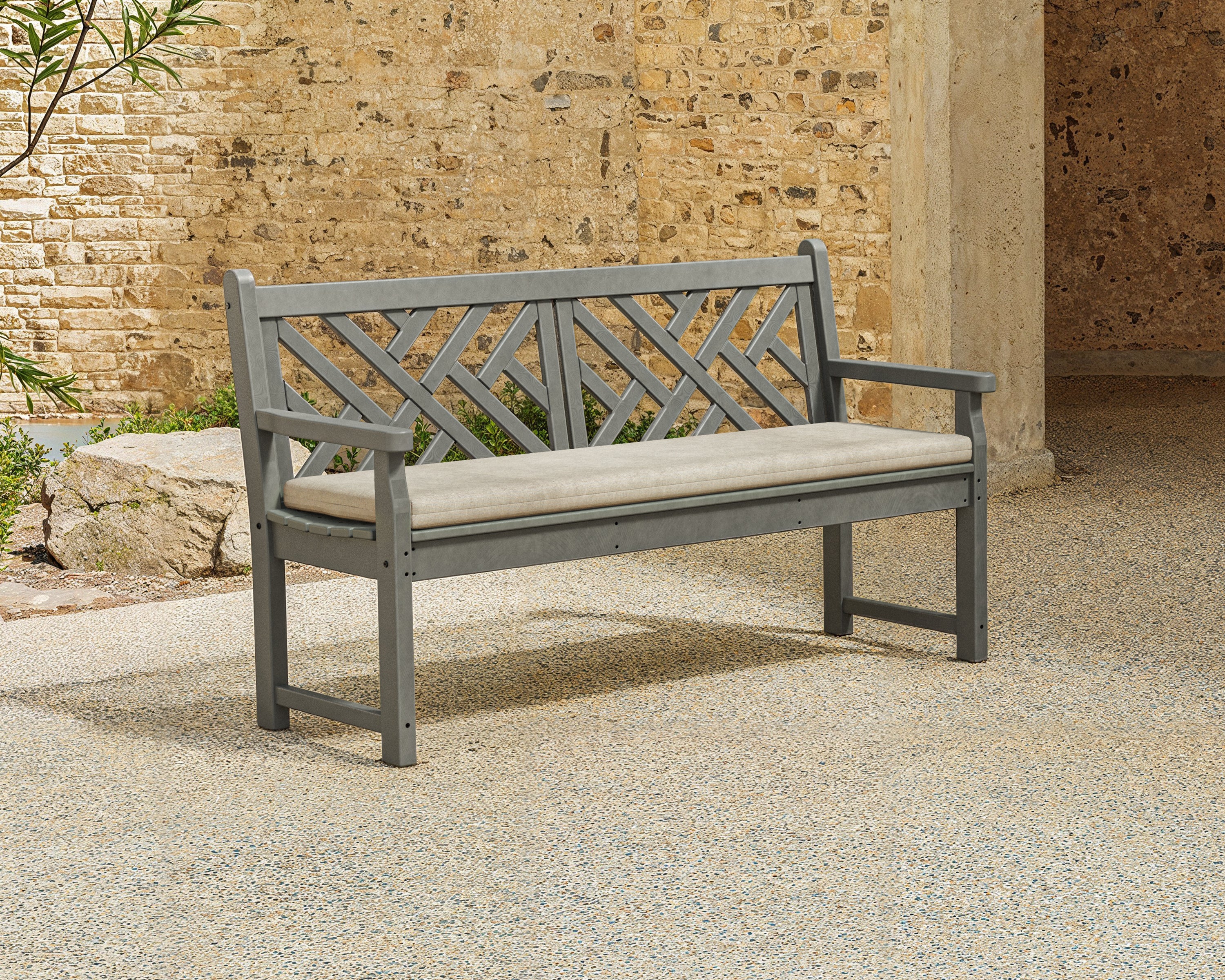 Chippendale 60" Bench - Image 4