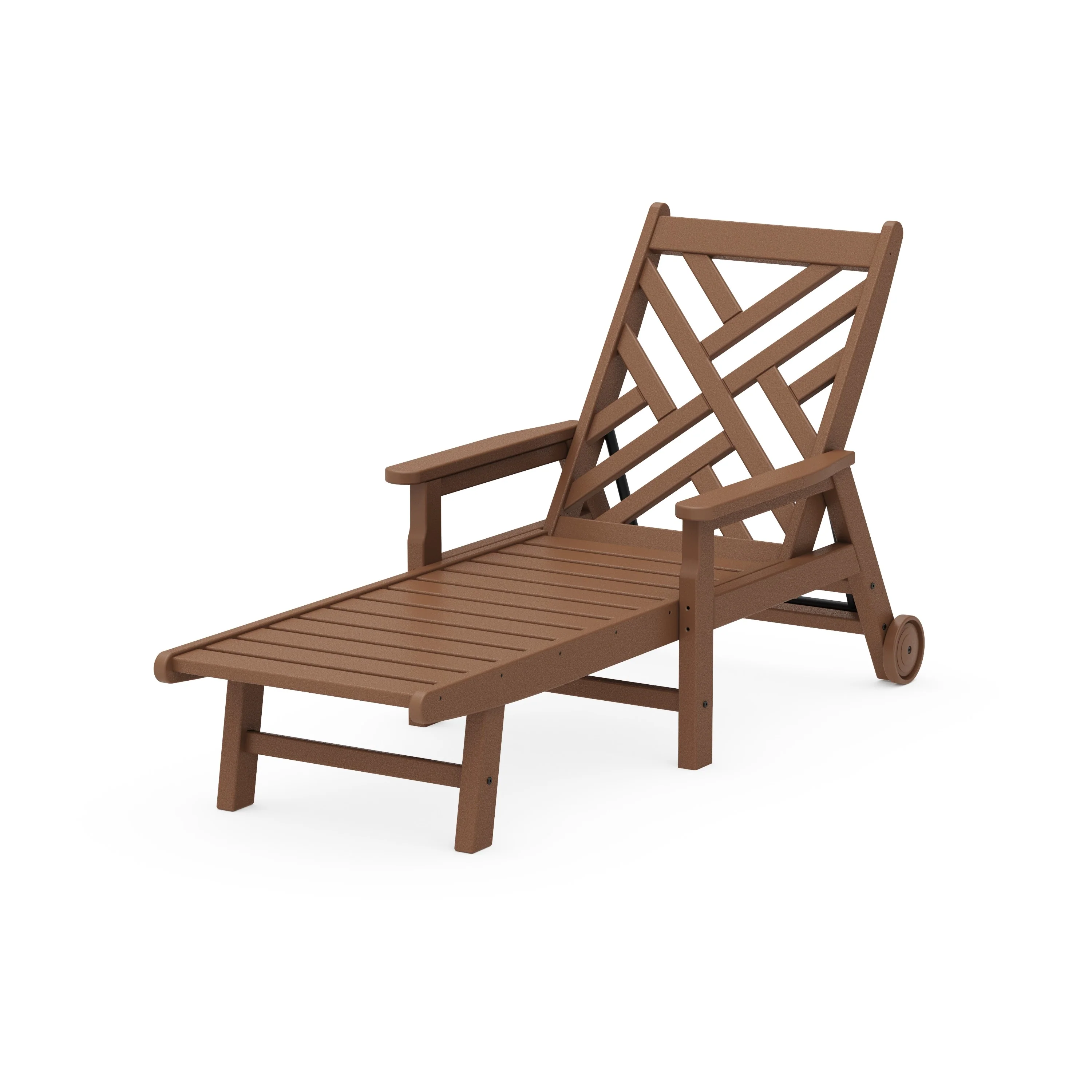 Chippendale Chaise with Arms and Wheels - Image 11