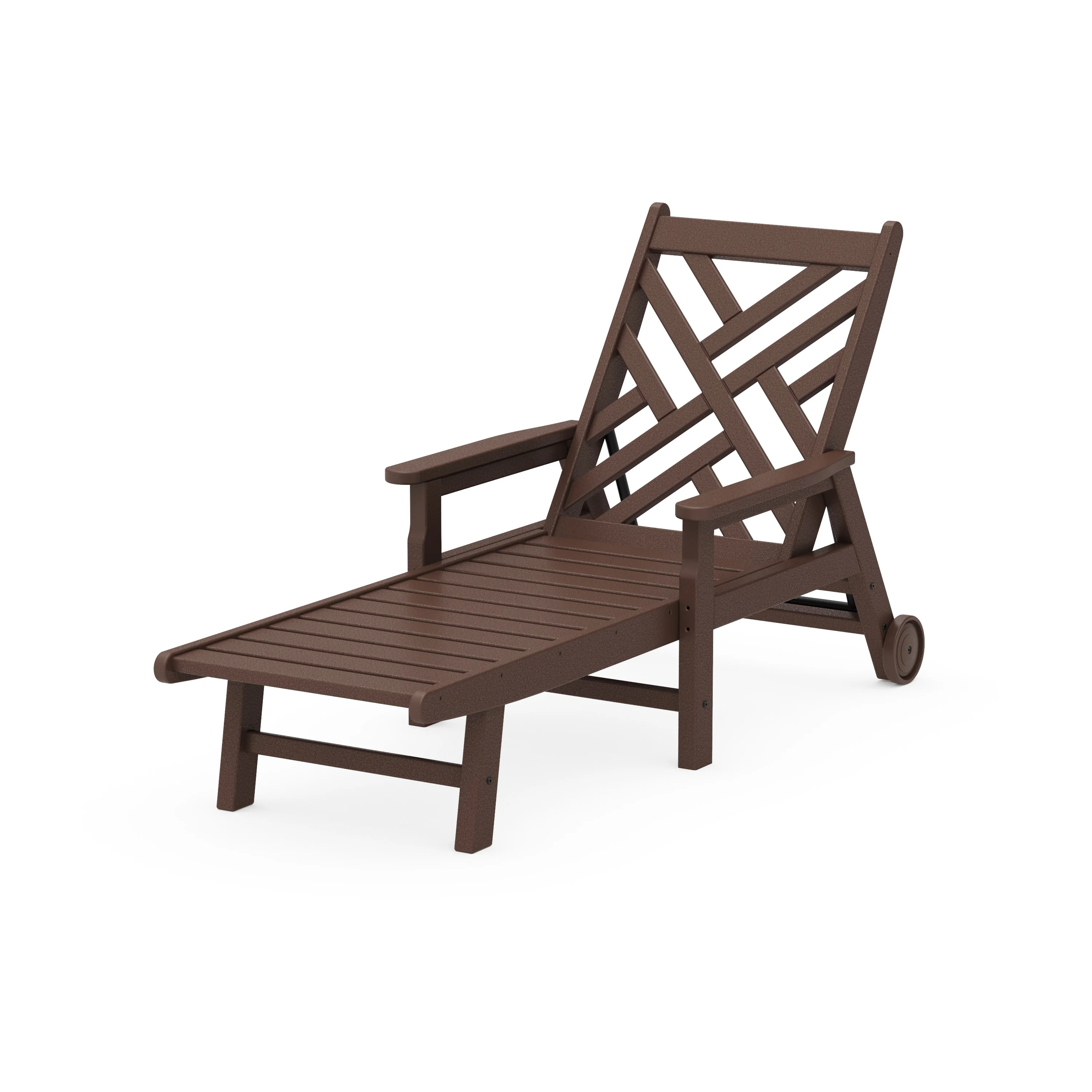 Chippendale Chaise with Arms and Wheels - Image 13