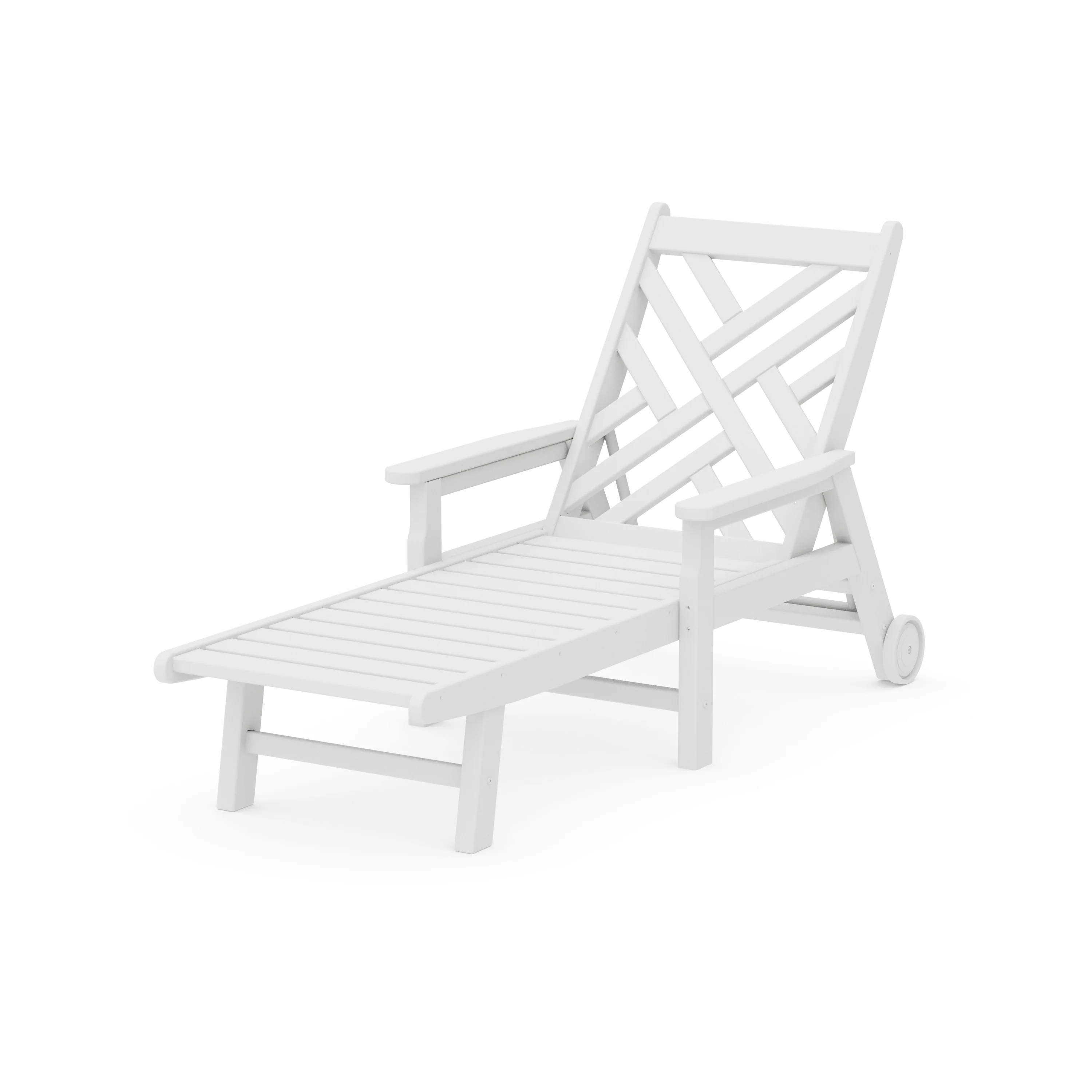 Chippendale Chaise with Arms and Wheels - Image 14