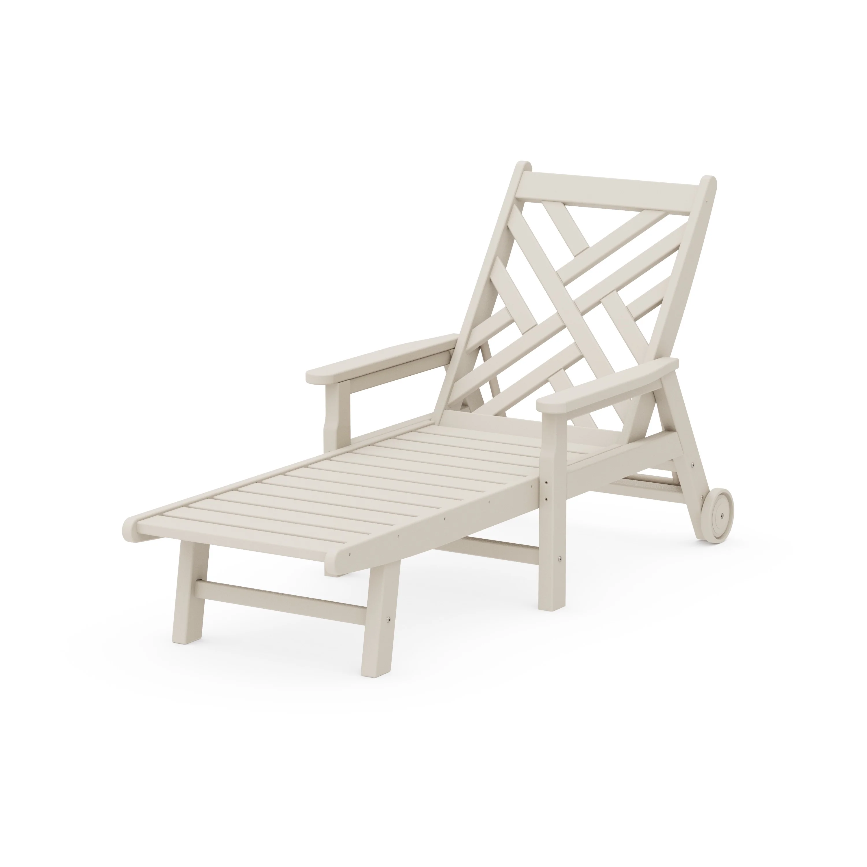 Chippendale Chaise with Arms and Wheels - Image 16