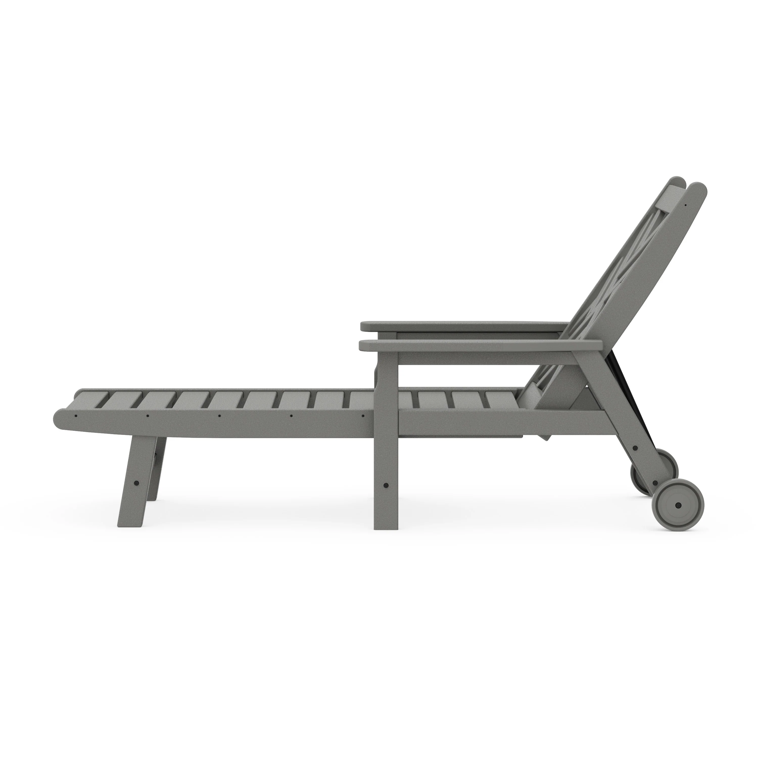 Chippendale Chaise with Arms and Wheels - Image 5