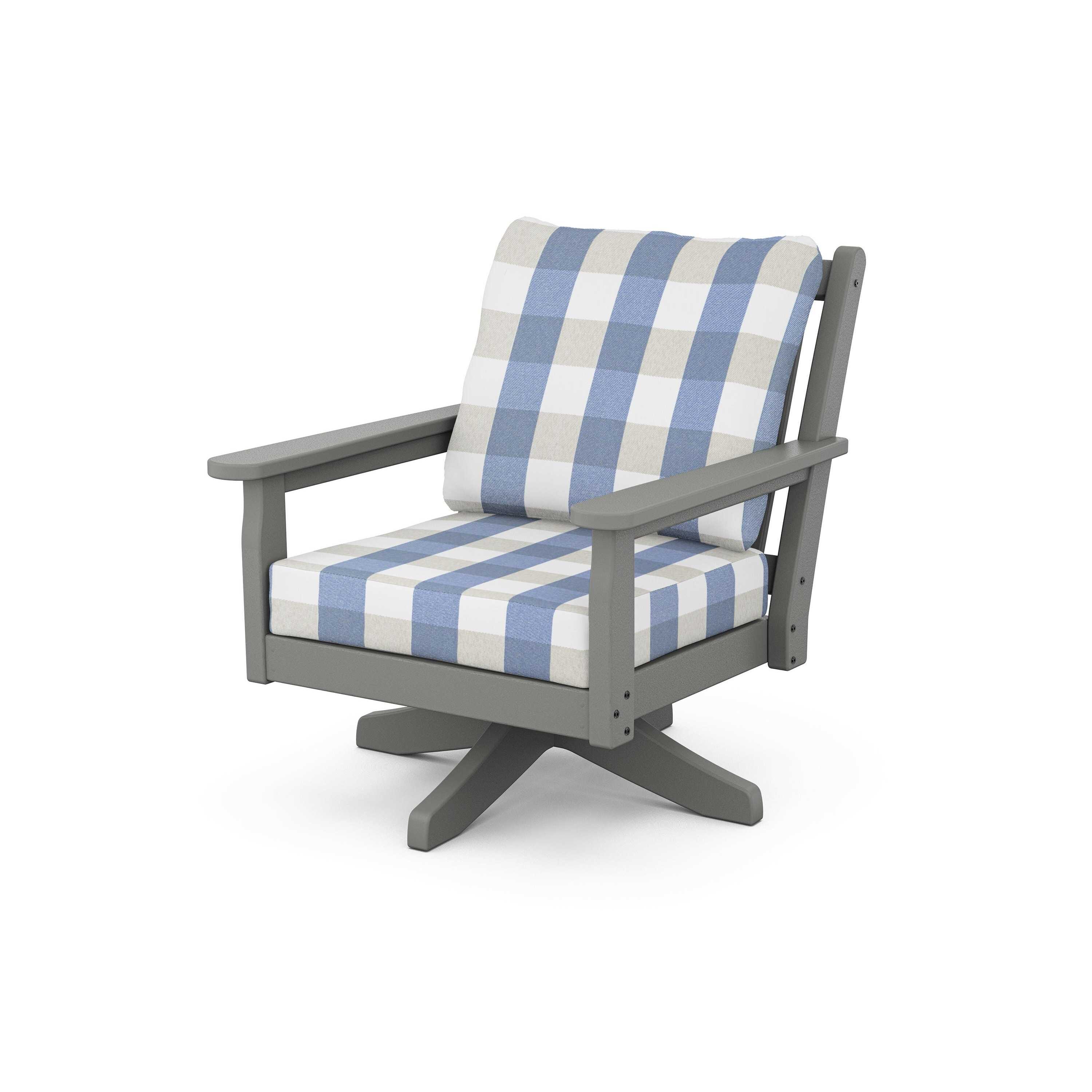 Chippendale Deep Seating Swivel Chair - Image 23