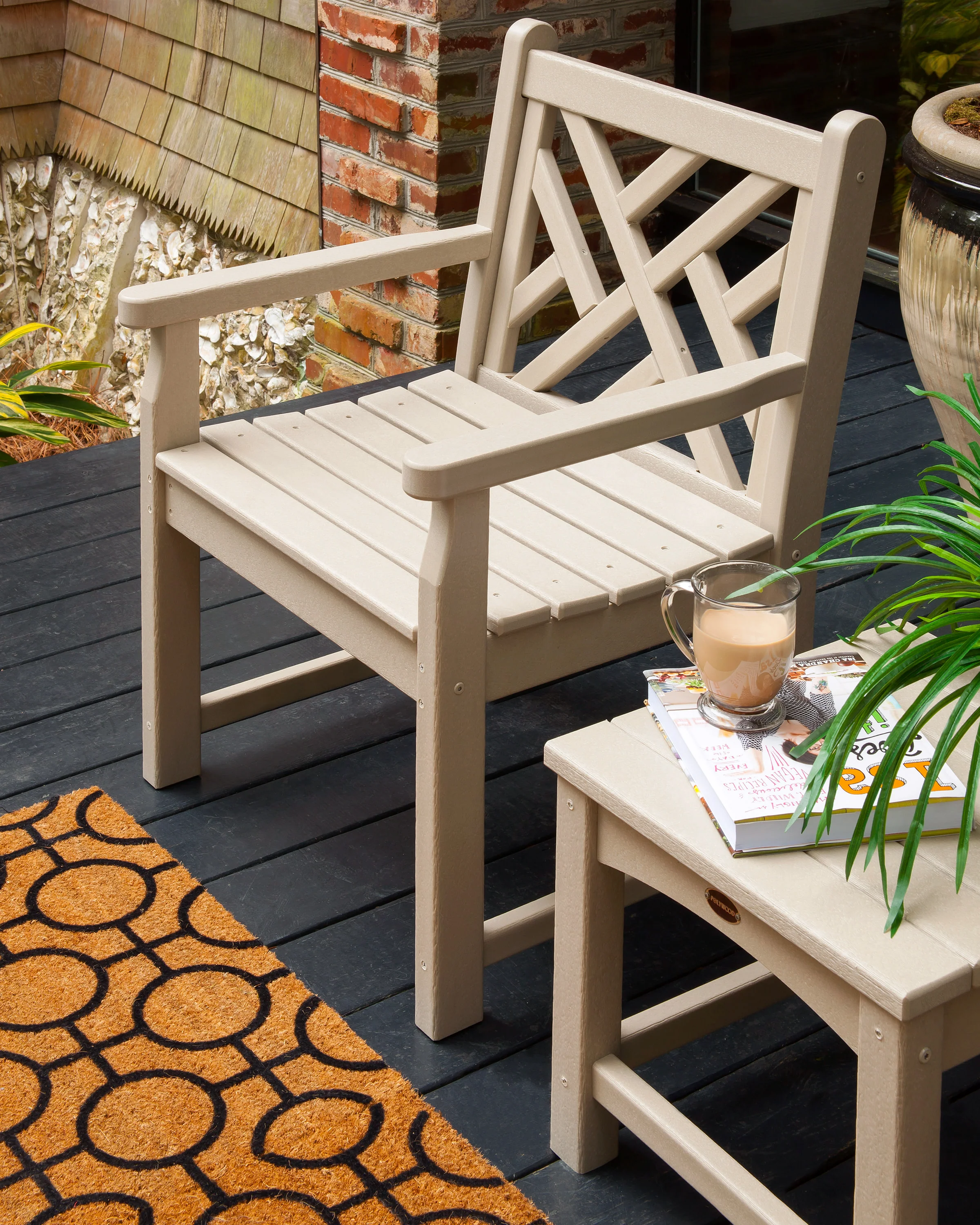 Chippendale Garden Arm Chair - Image 3