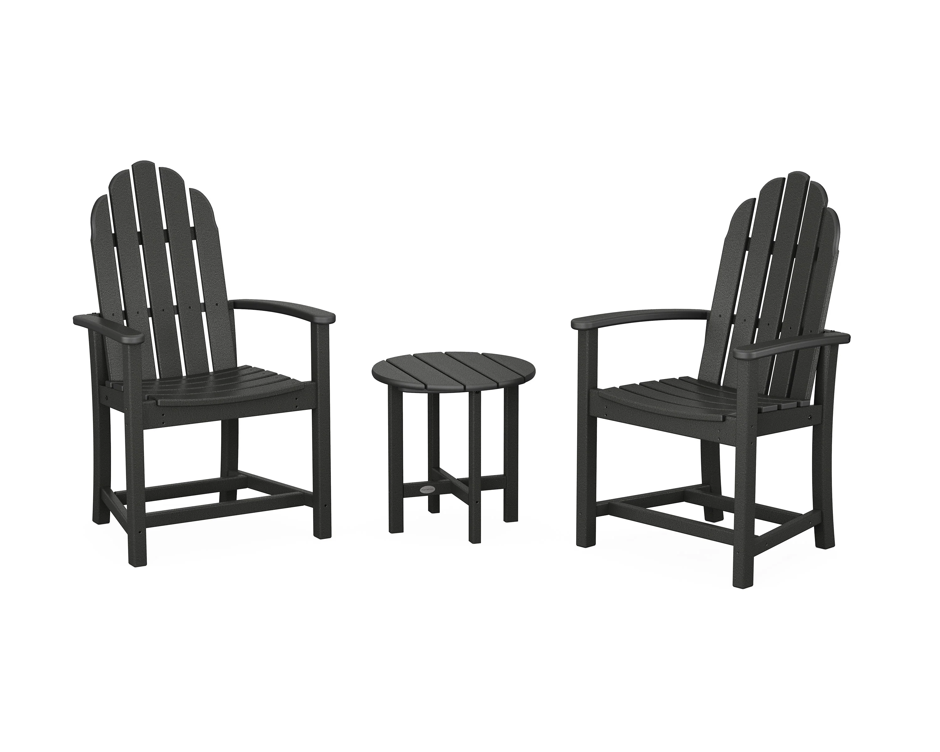 Classic 3-Piece Upright Adirondack Chair Set - Image 10