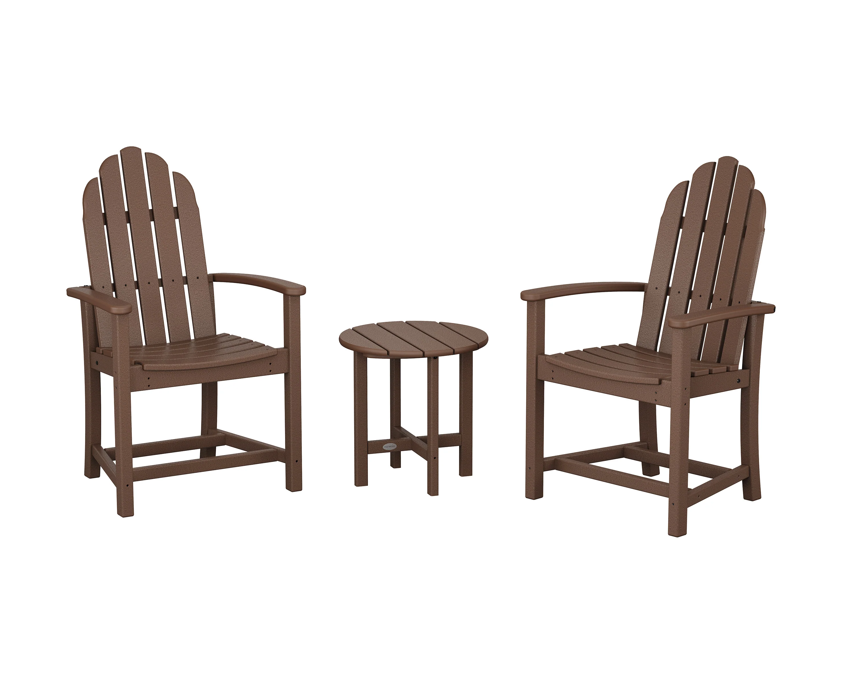 Classic 3-Piece Upright Adirondack Chair Set - Image 11