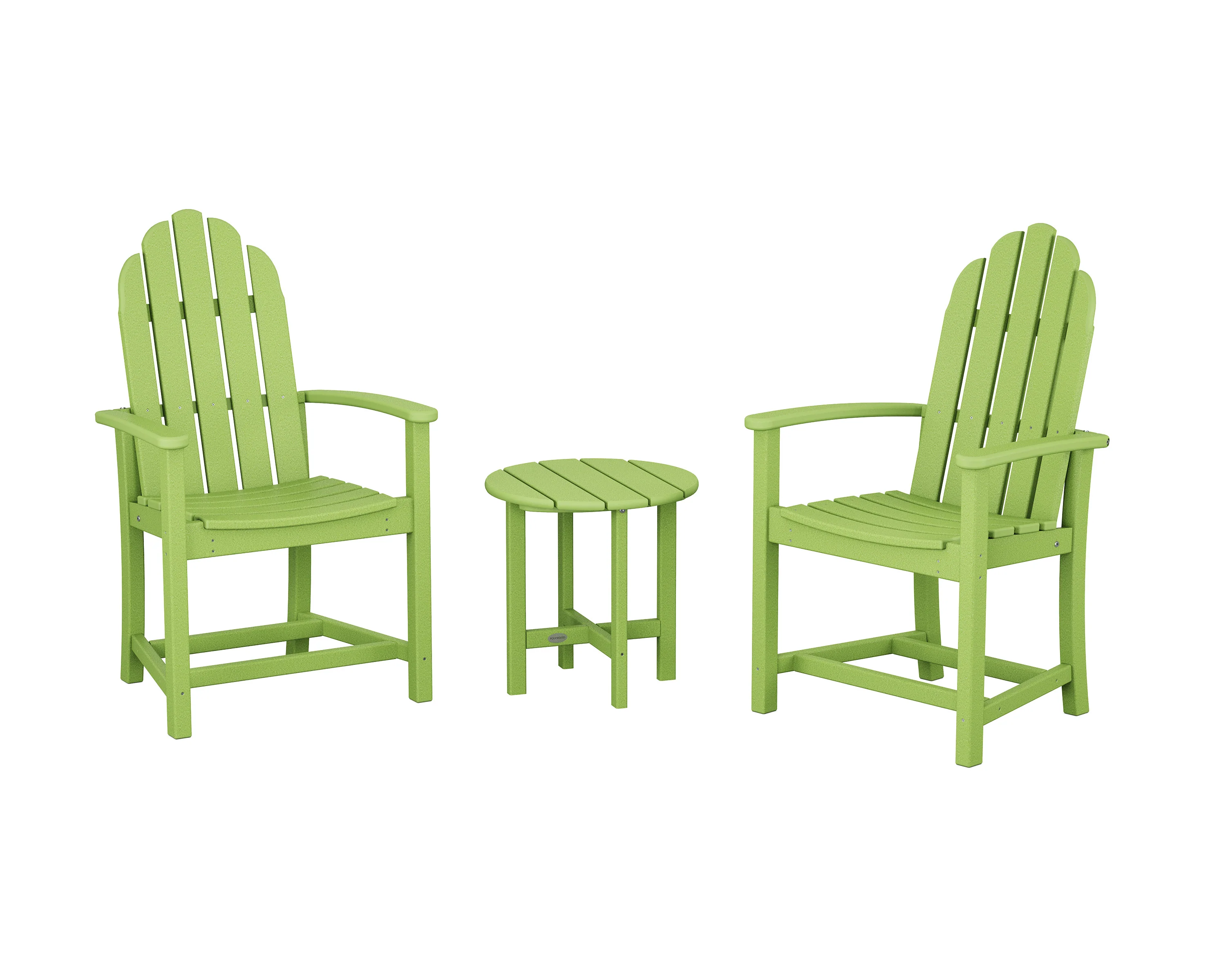 Classic 3-Piece Upright Adirondack Chair Set - Image 12