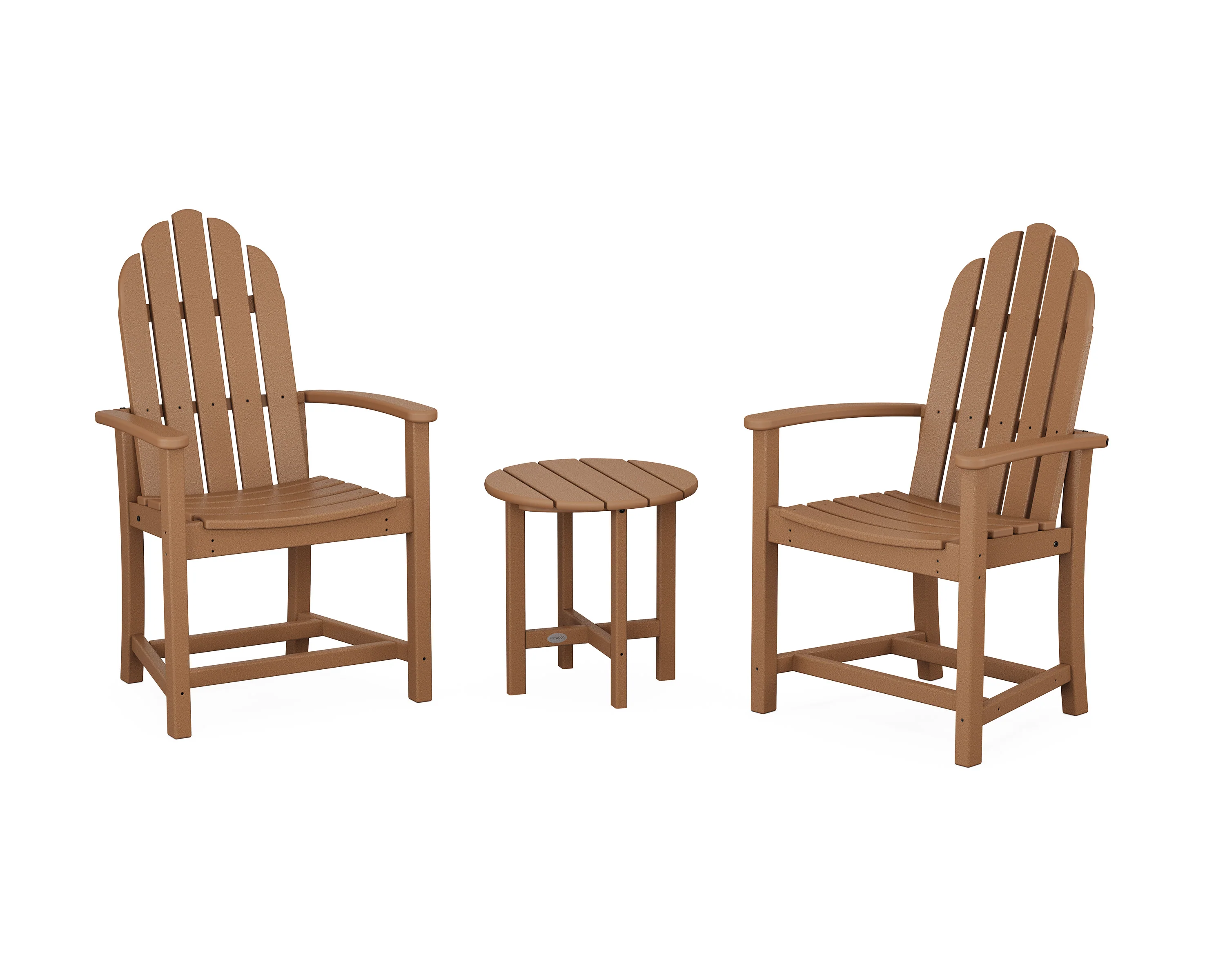 Classic 3-Piece Upright Adirondack Chair Set - Image 5