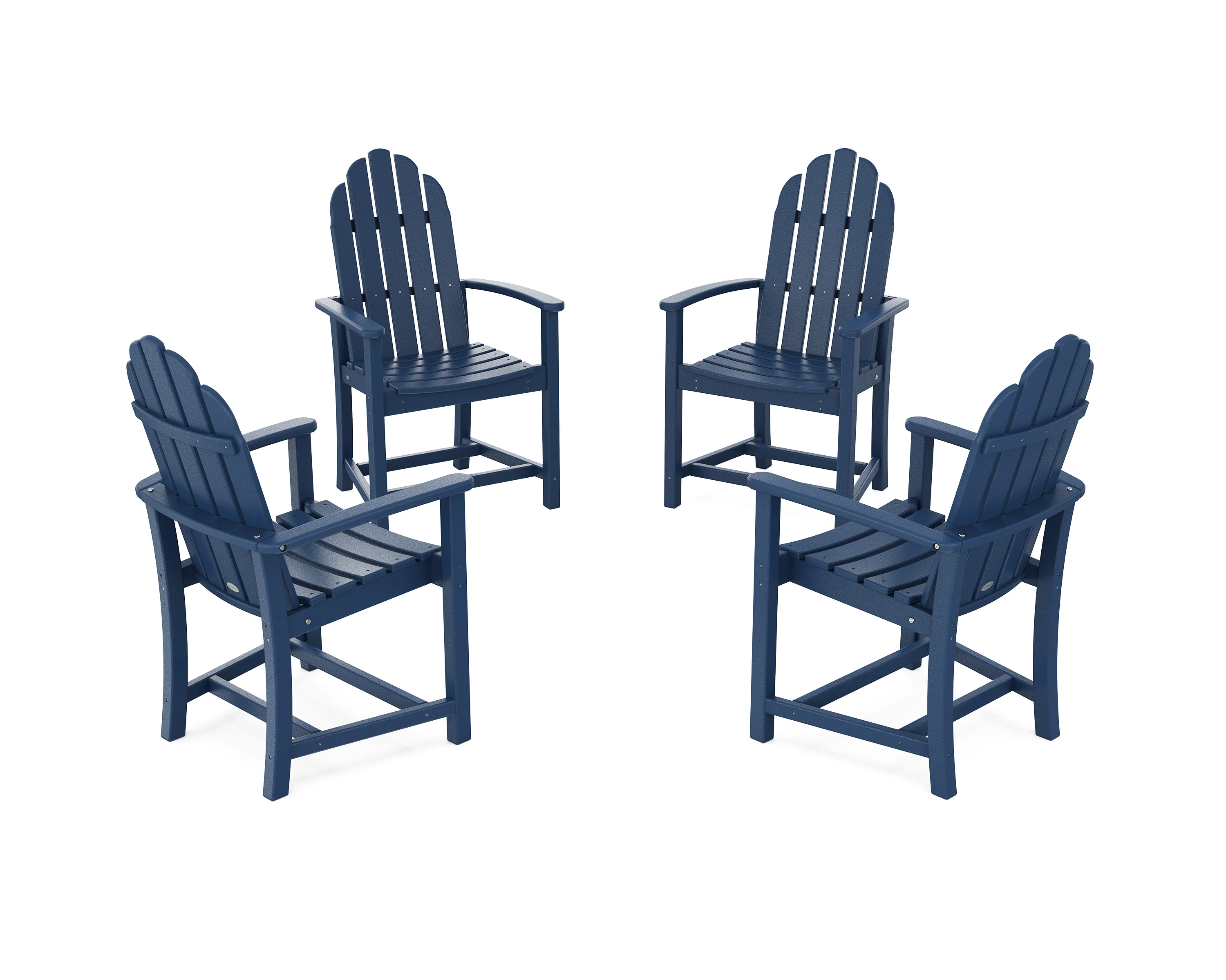 Classic 4-Piece Upright Adirondack Conversation Set - Image 10
