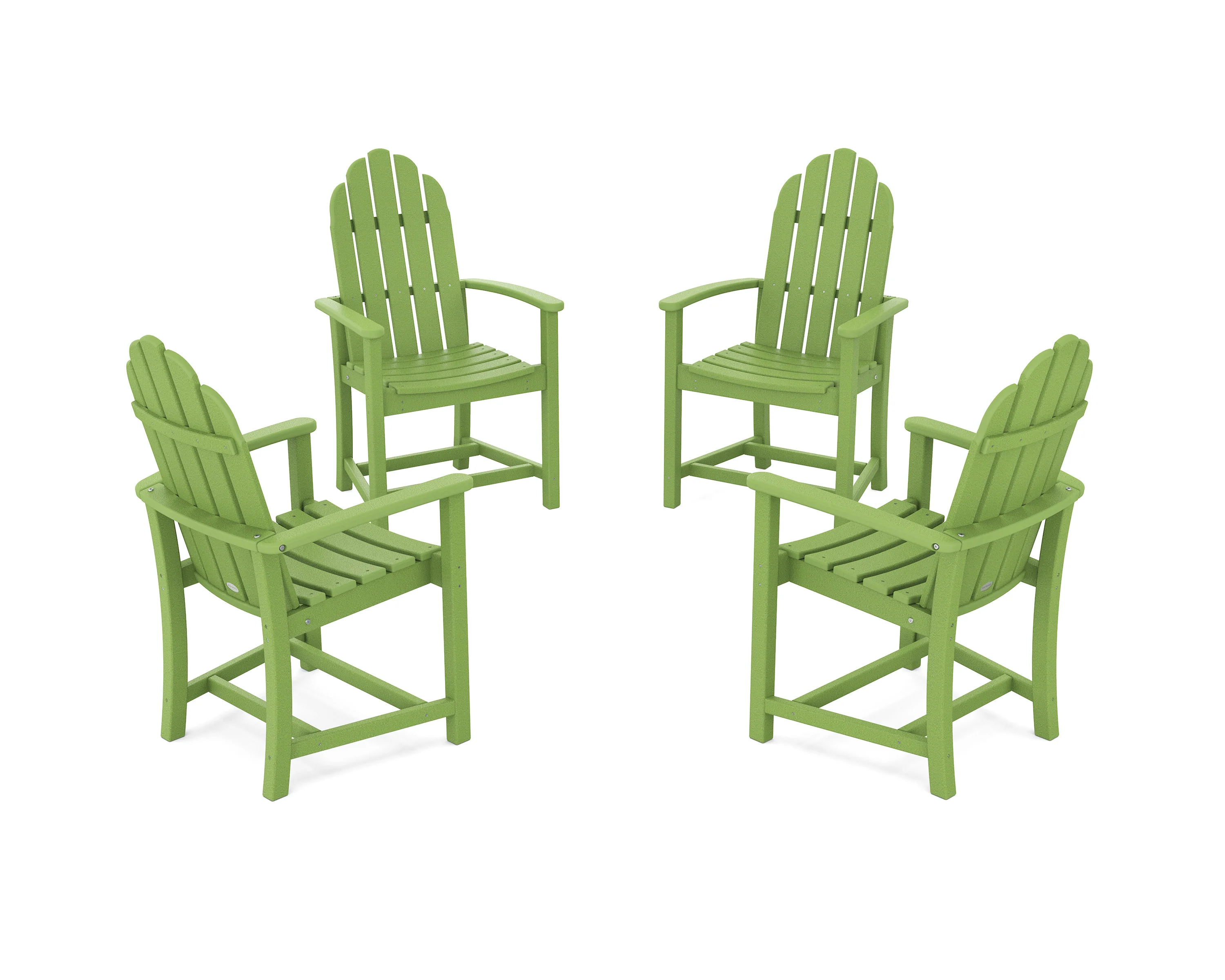 Classic 4-Piece Upright Adirondack Conversation Set - Image 2