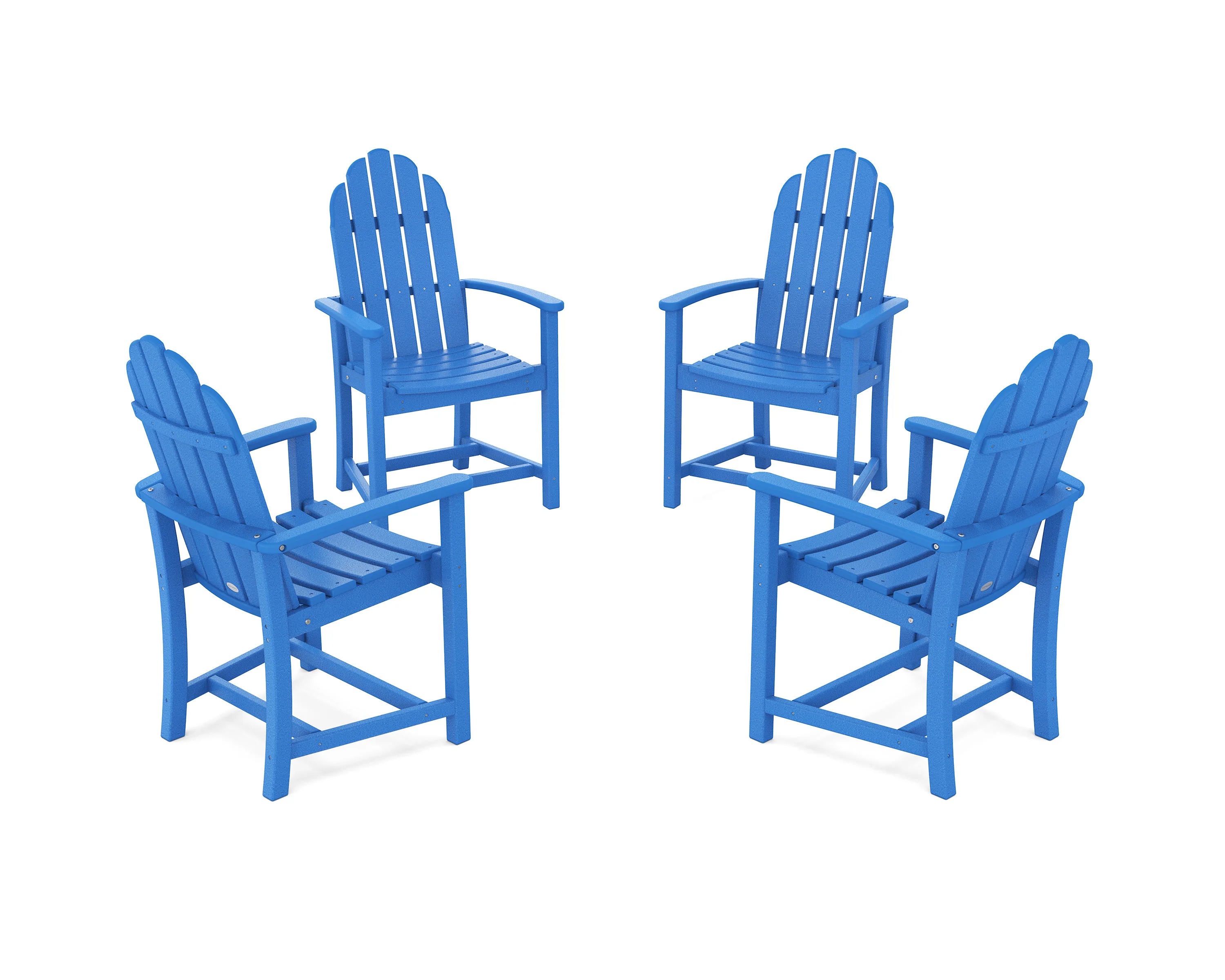 Classic 4-Piece Upright Adirondack Conversation Set - Image 4