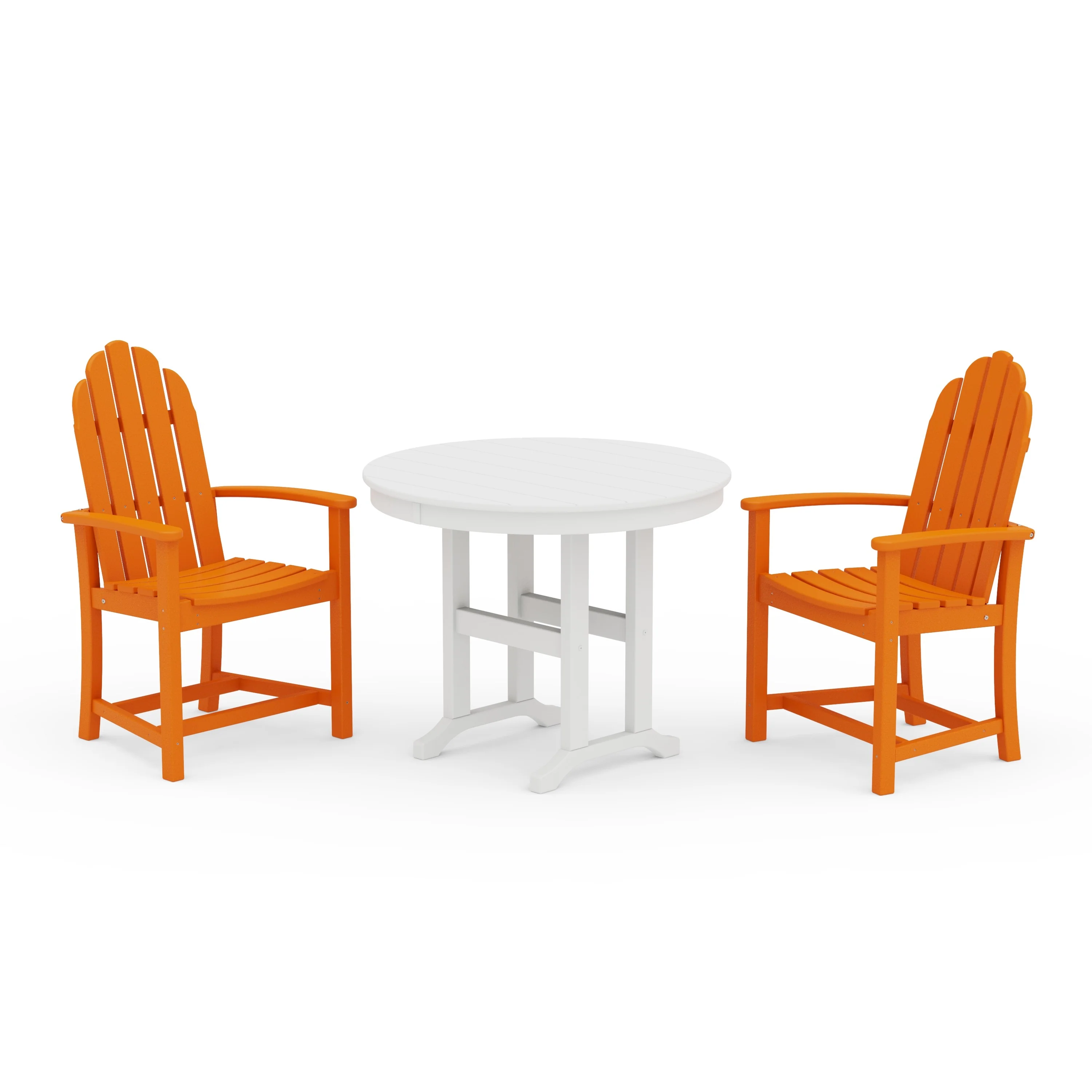 Classic Adirondack 3-Piece Round Dining Set - Image 11