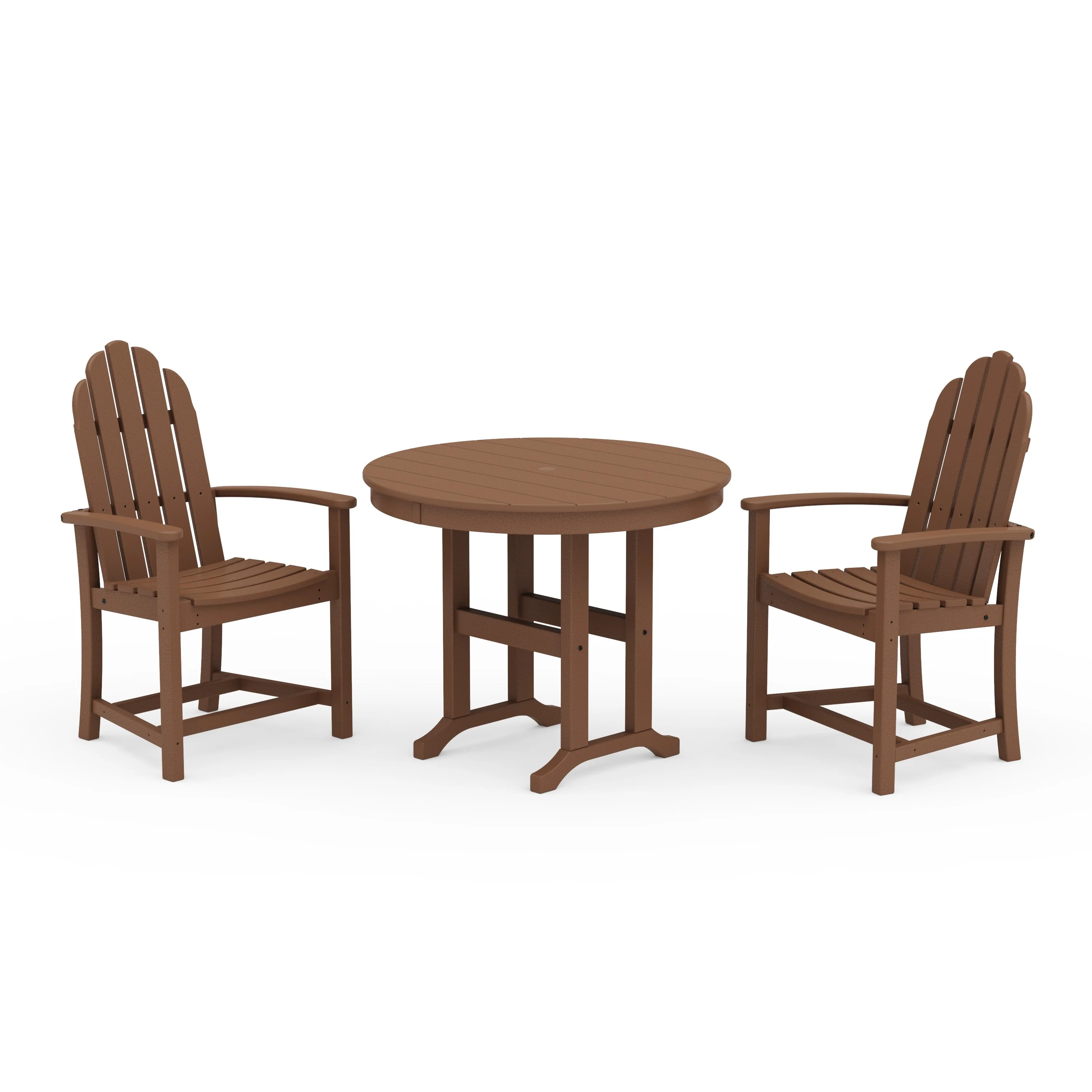 Classic Adirondack 3-Piece Round Dining Set - Image 13