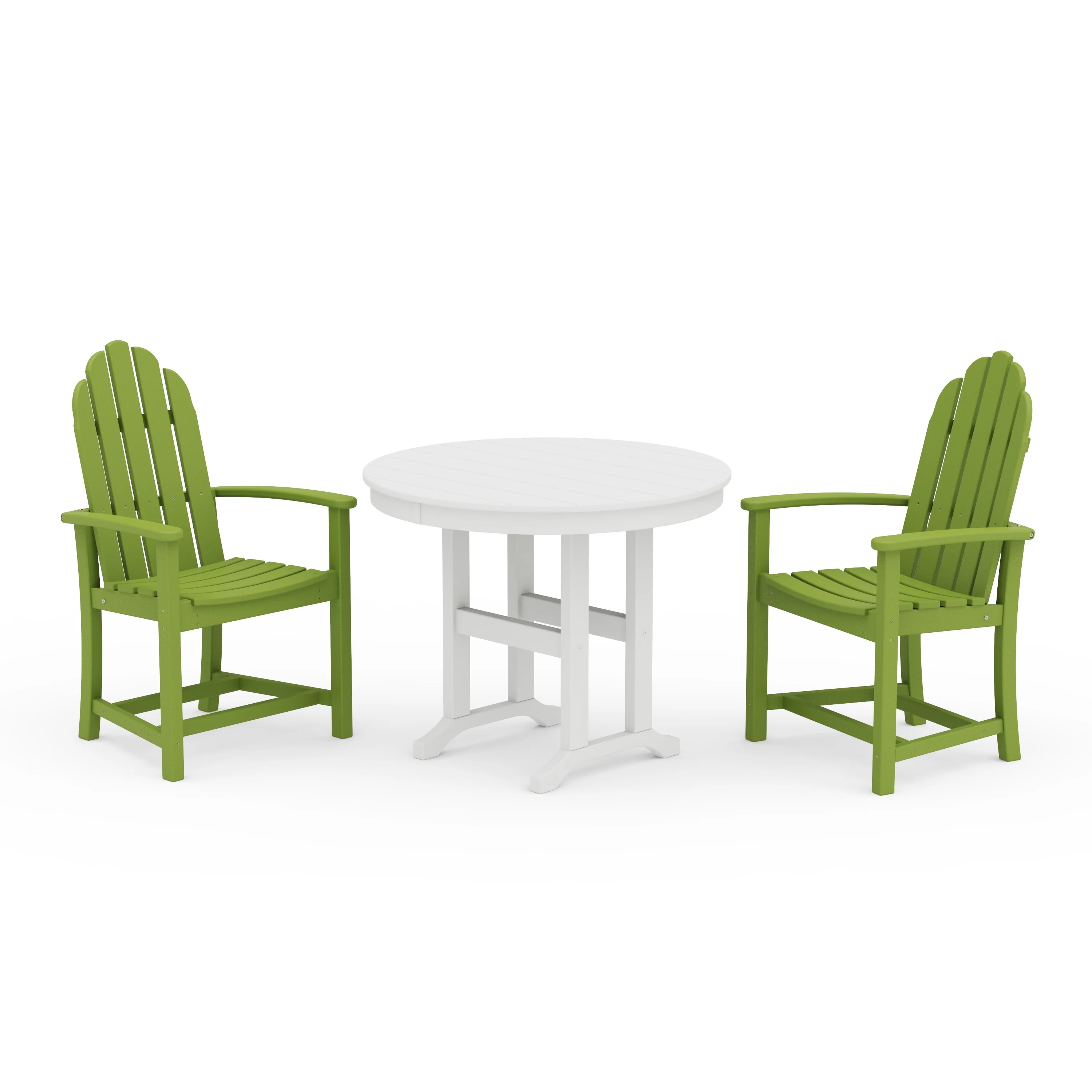 Classic Adirondack 3-Piece Round Dining Set - Image 15