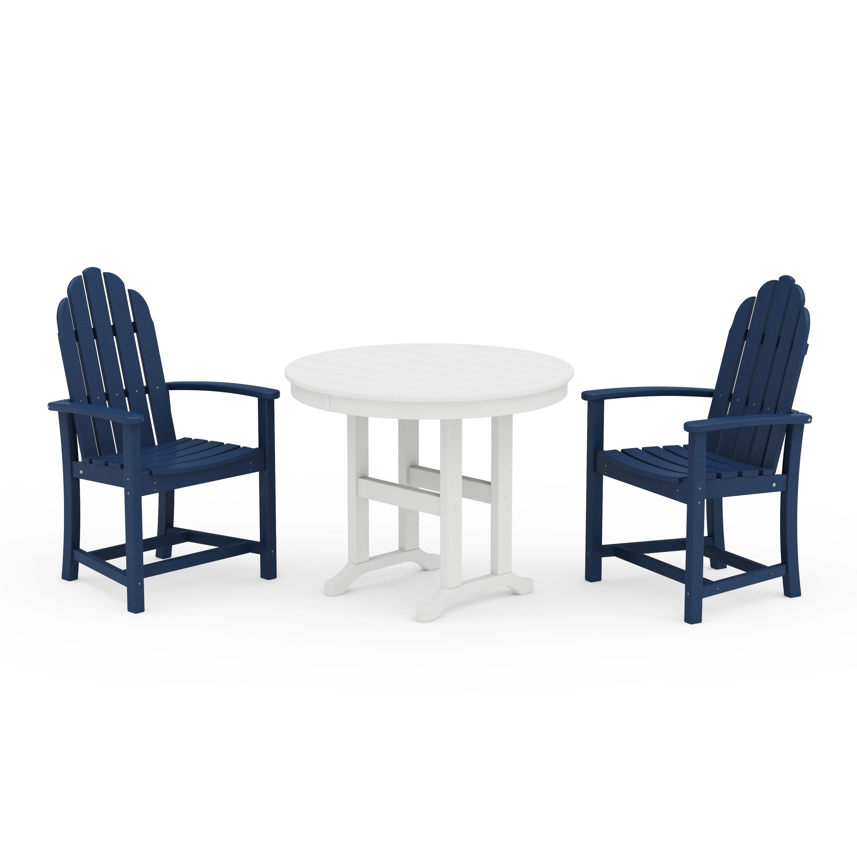 Classic Adirondack 3-Piece Round Dining Set - Image 16