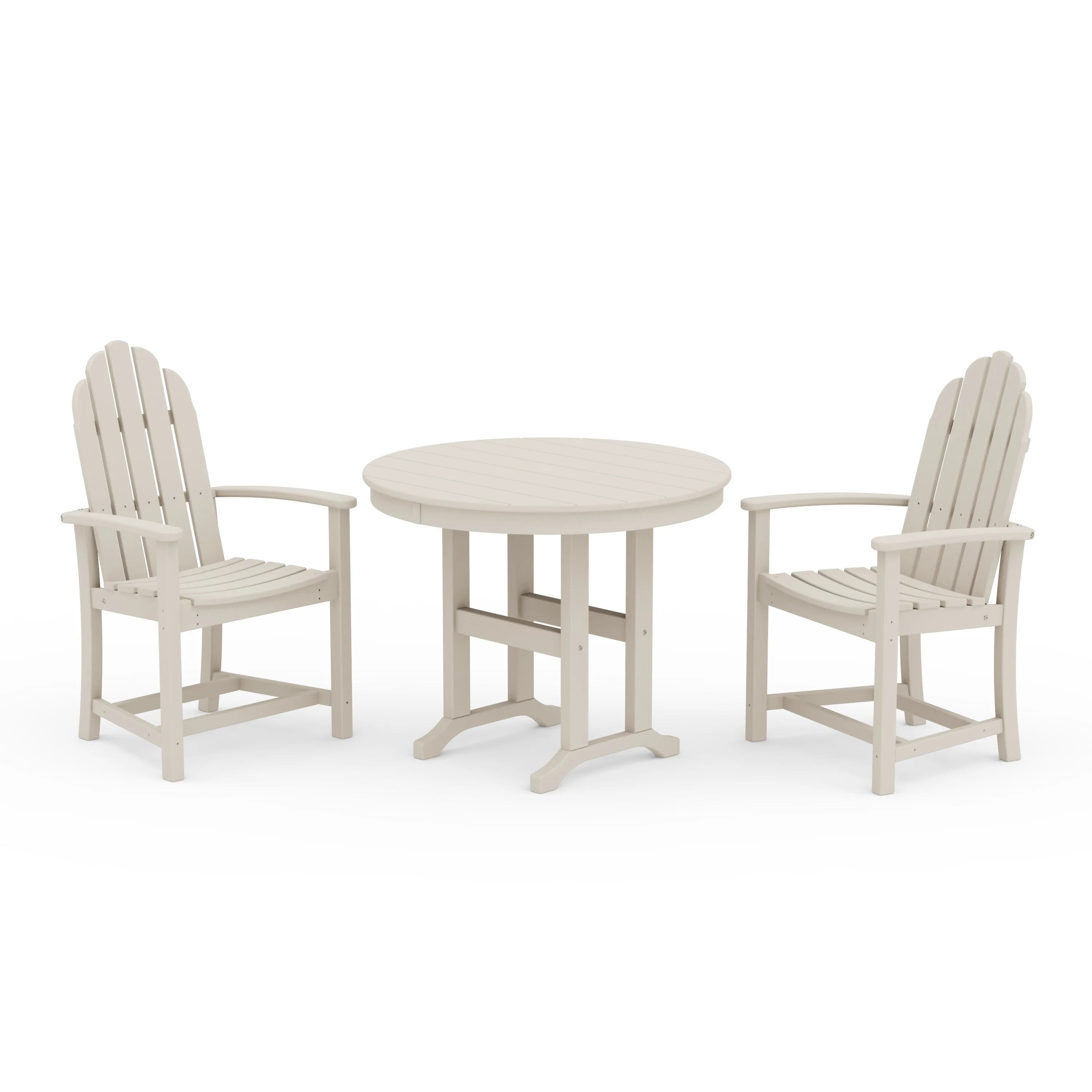 Classic Adirondack 3-Piece Round Dining Set - Image 6