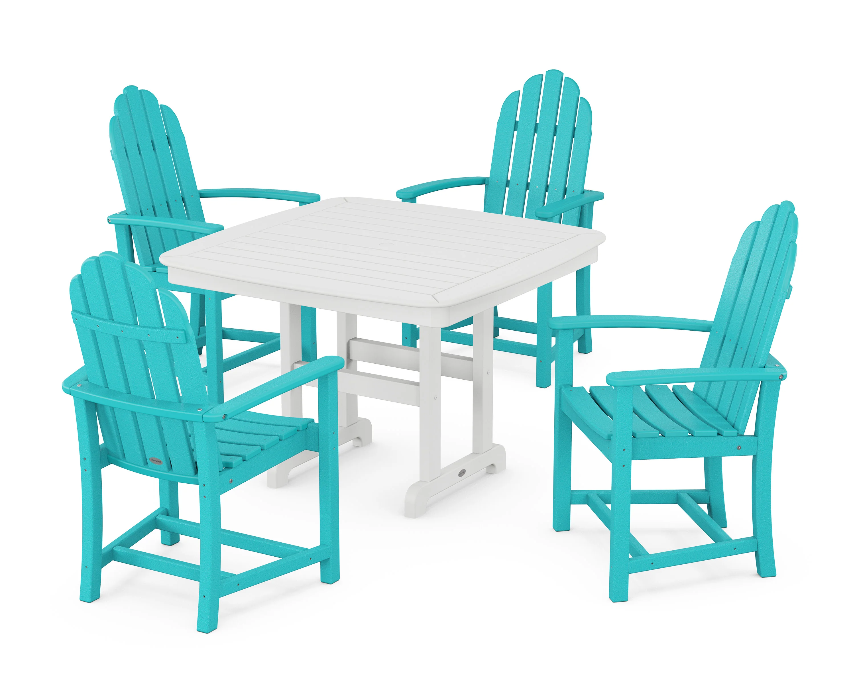 Classic Adirondack 5-Piece Dining Set with Trestle Legs - Image 14