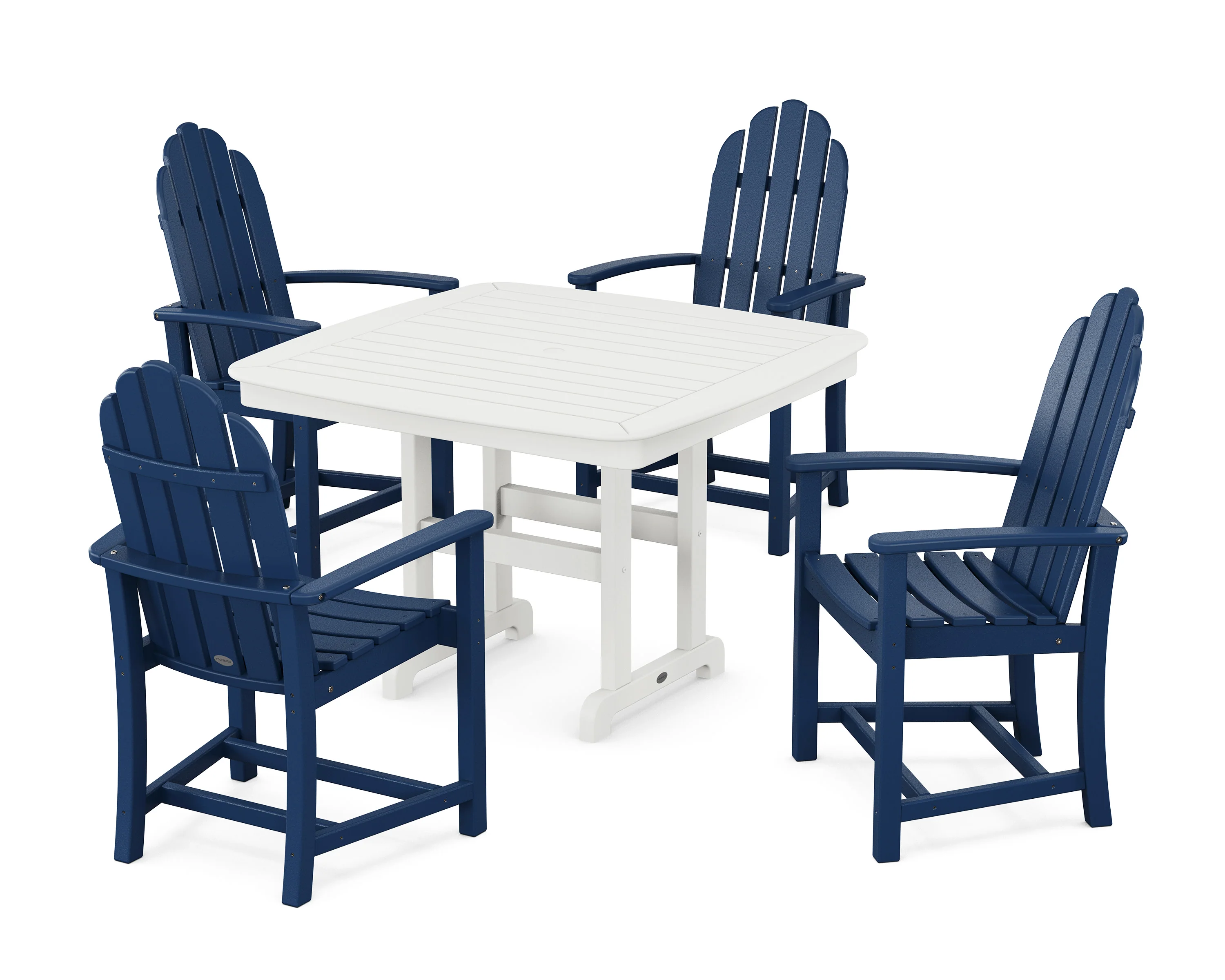 Classic Adirondack 5-Piece Dining Set with Trestle Legs - Image 15