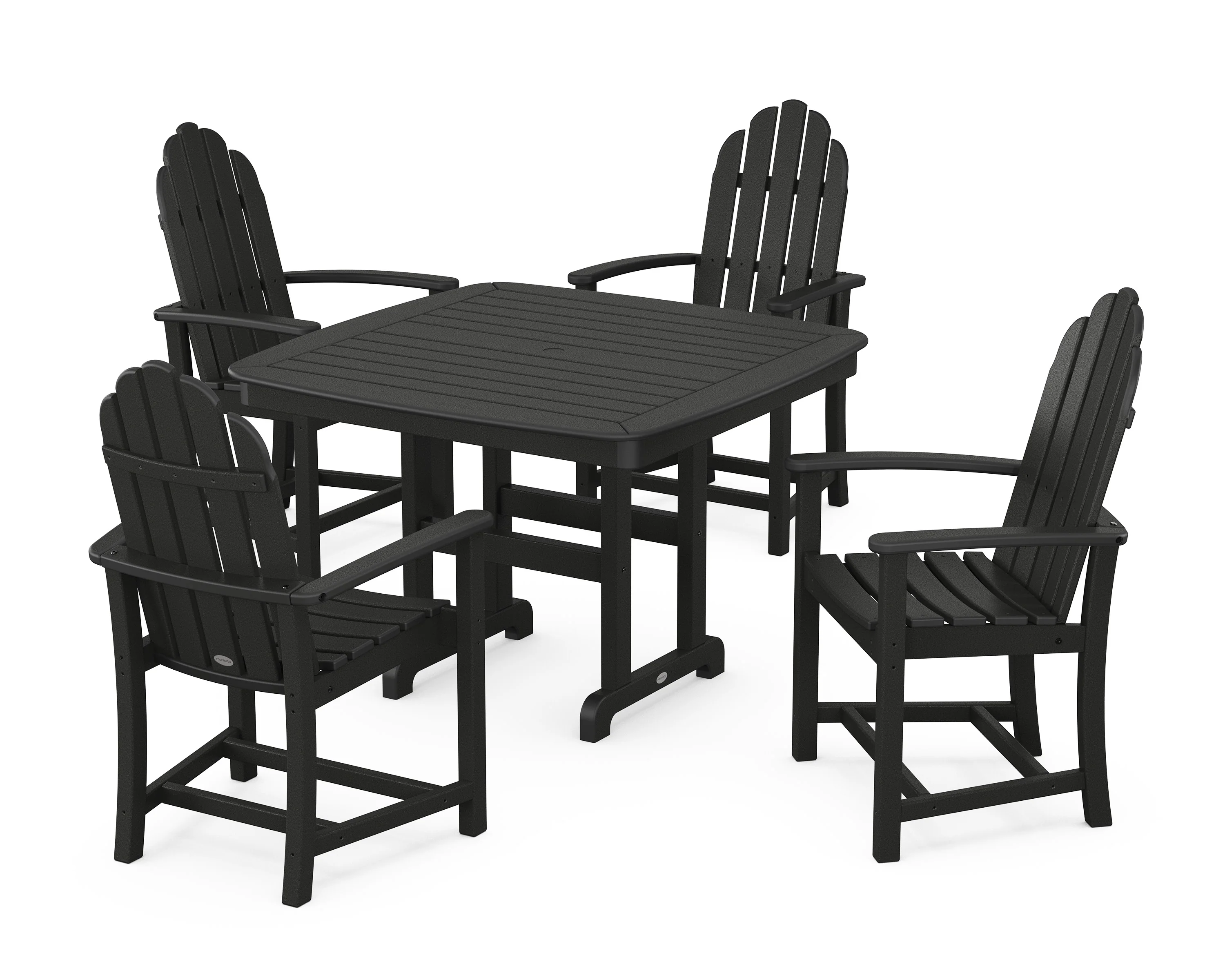 Classic Adirondack 5-Piece Dining Set with Trestle Legs - Image 6