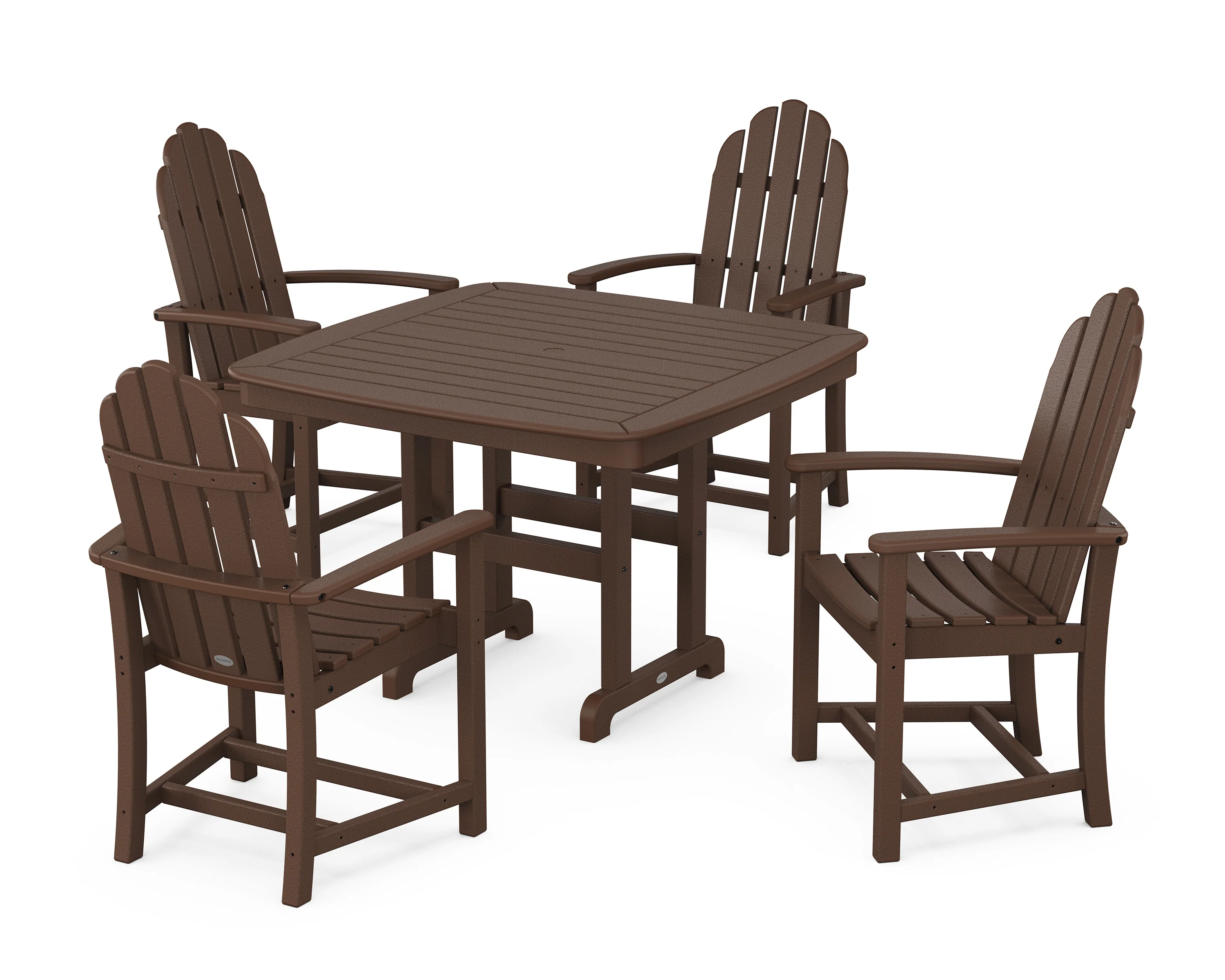 Classic Adirondack 5-Piece Dining Set with Trestle Legs - Image 7