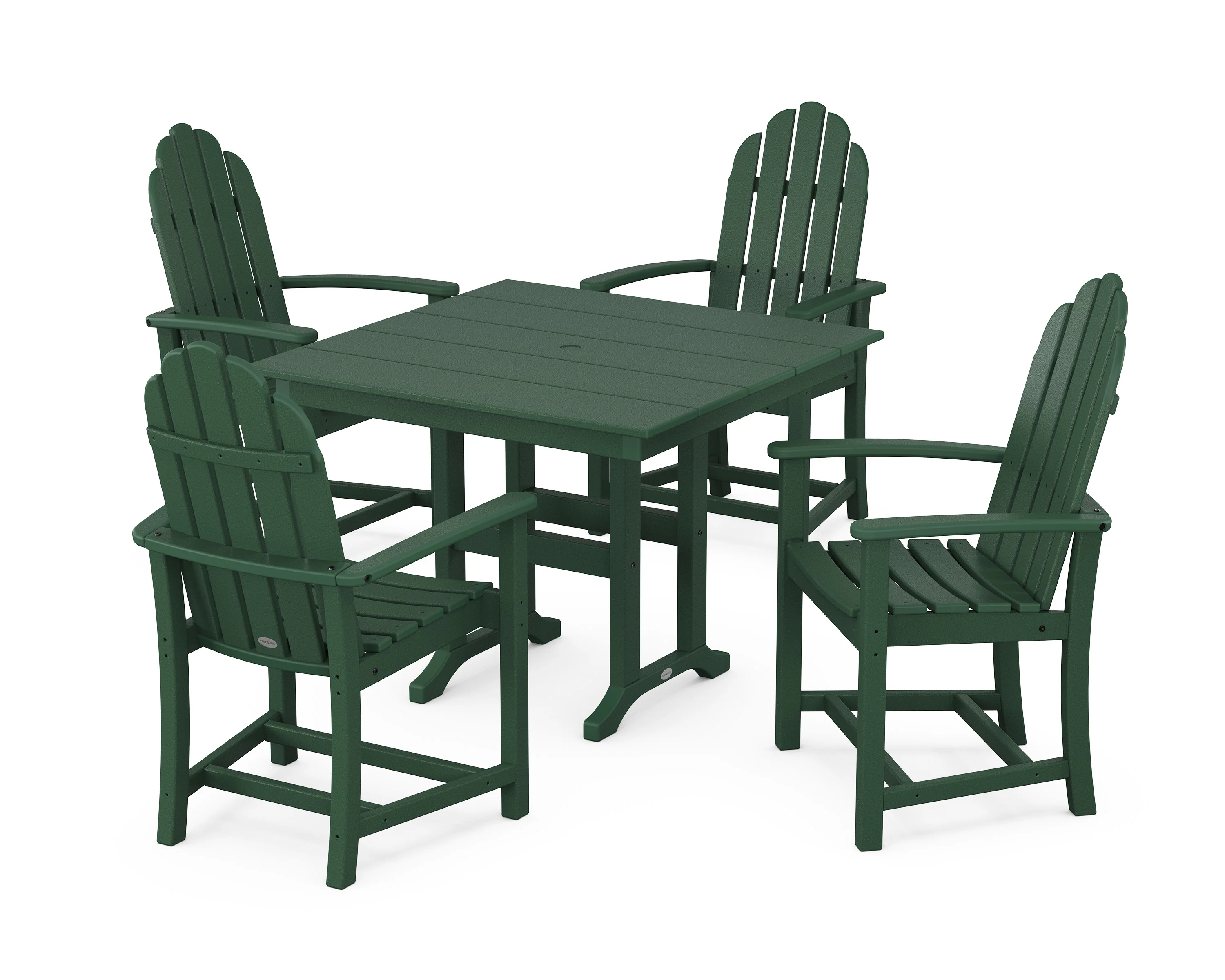 Classic Adirondack 5-Piece Farmhouse Dining Set - Image 3