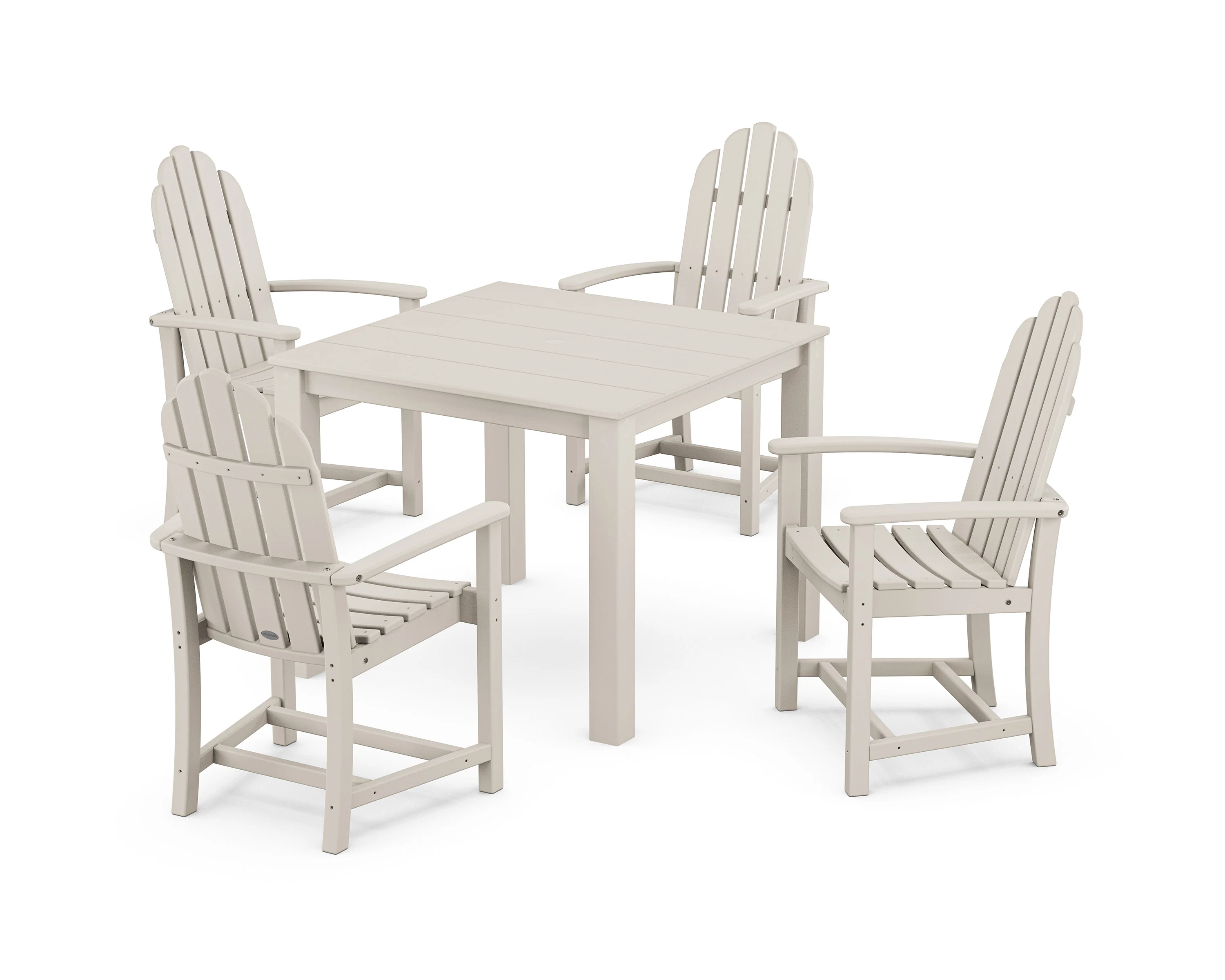 Classic Adirondack 5-Piece Parsons Dining Set - Image 6