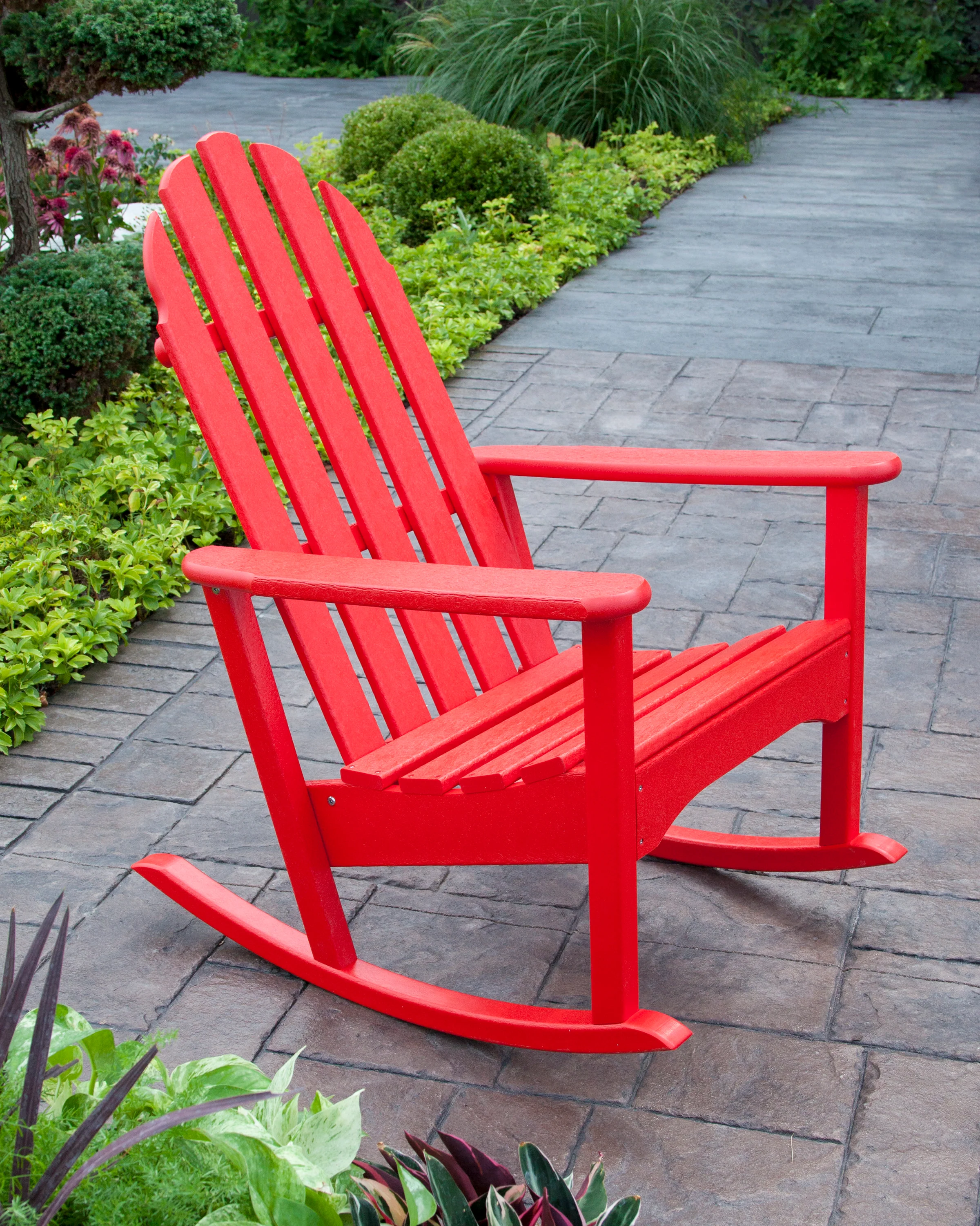 Classic Adirondack Rocking Chair - Image 3