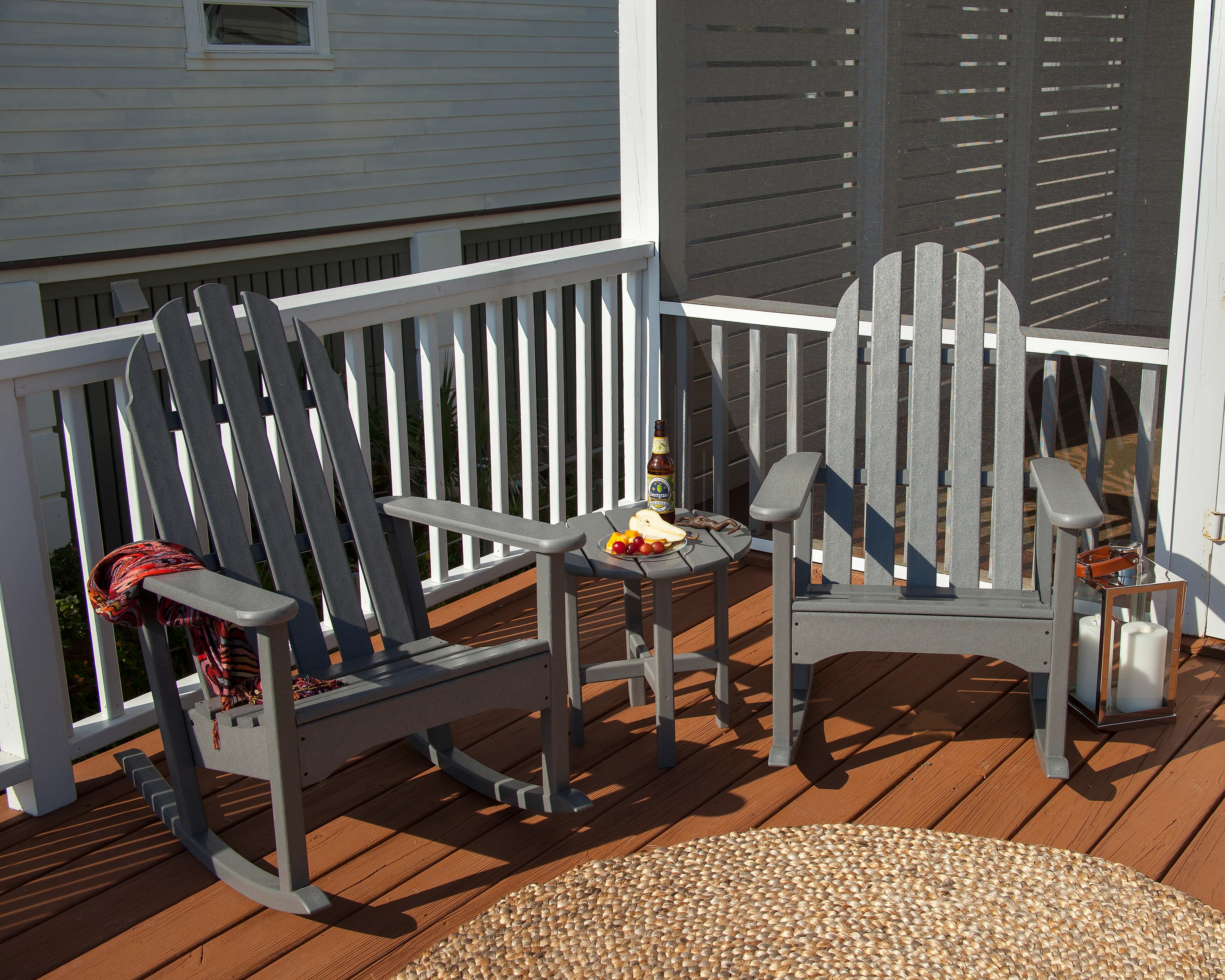 Classic Adirondack Rocking Chair - Image 4
