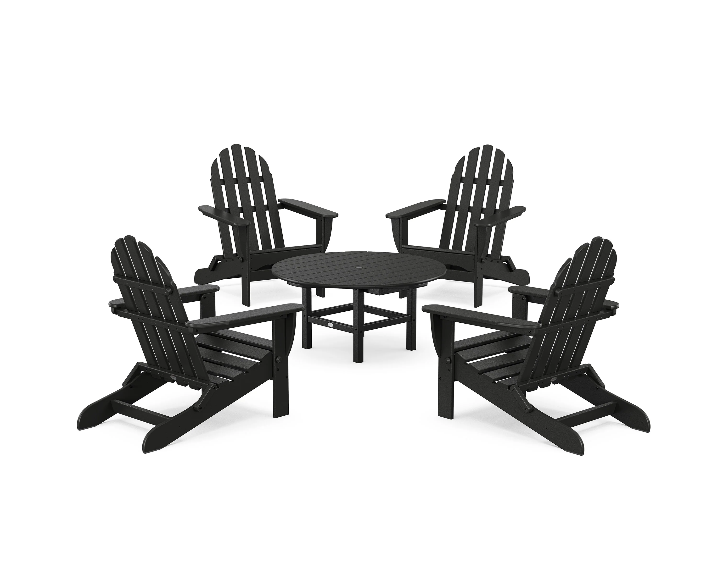 Classic Folding Adirondack 5-Piece Conversation Group - Image 26