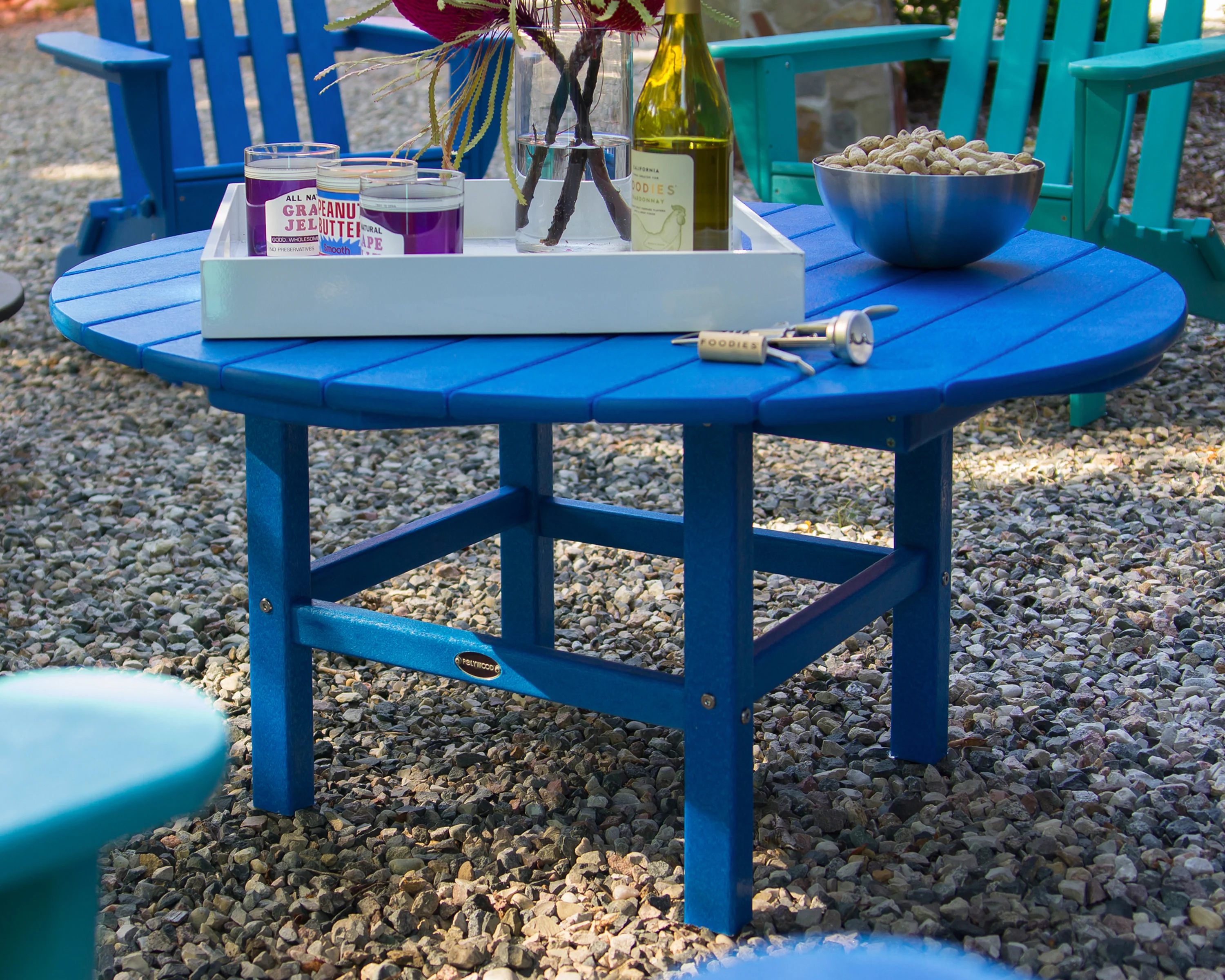 Classic Folding Adirondack 5-Piece Conversation Group - Image 9