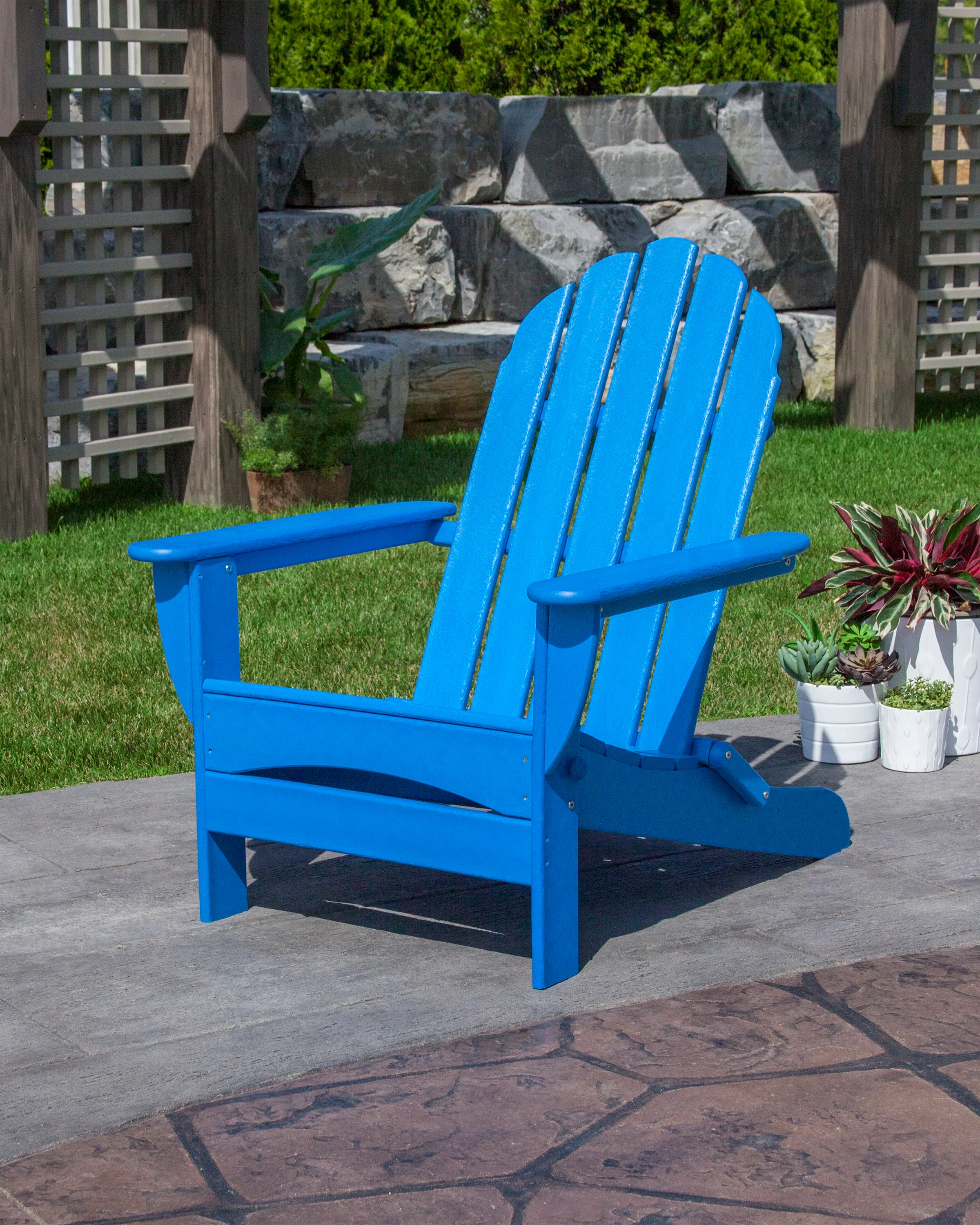 Classic Oversized Folding Adirondack Chair - Image 5