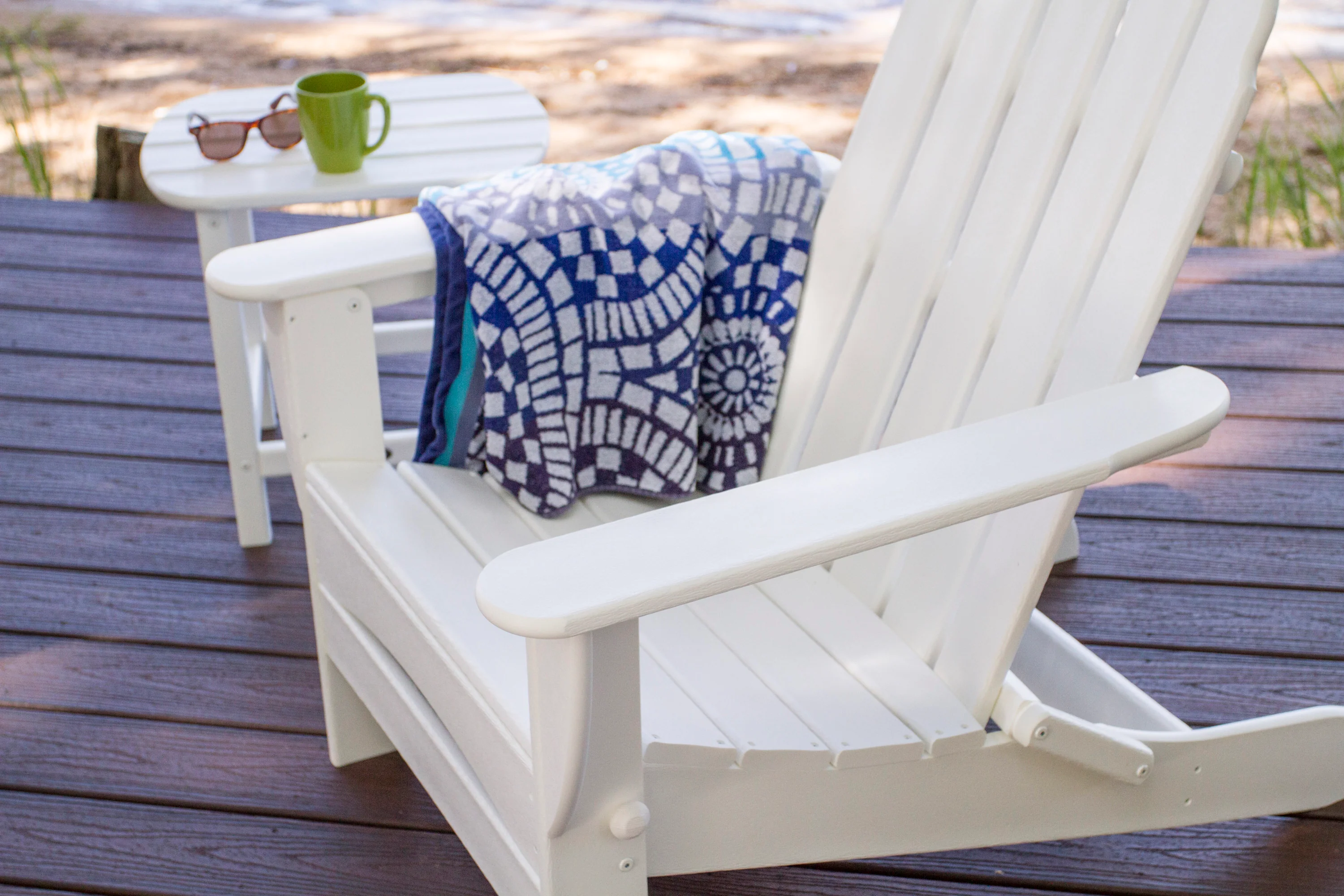 Classic Oversized Folding Adirondack Chair - Image 8