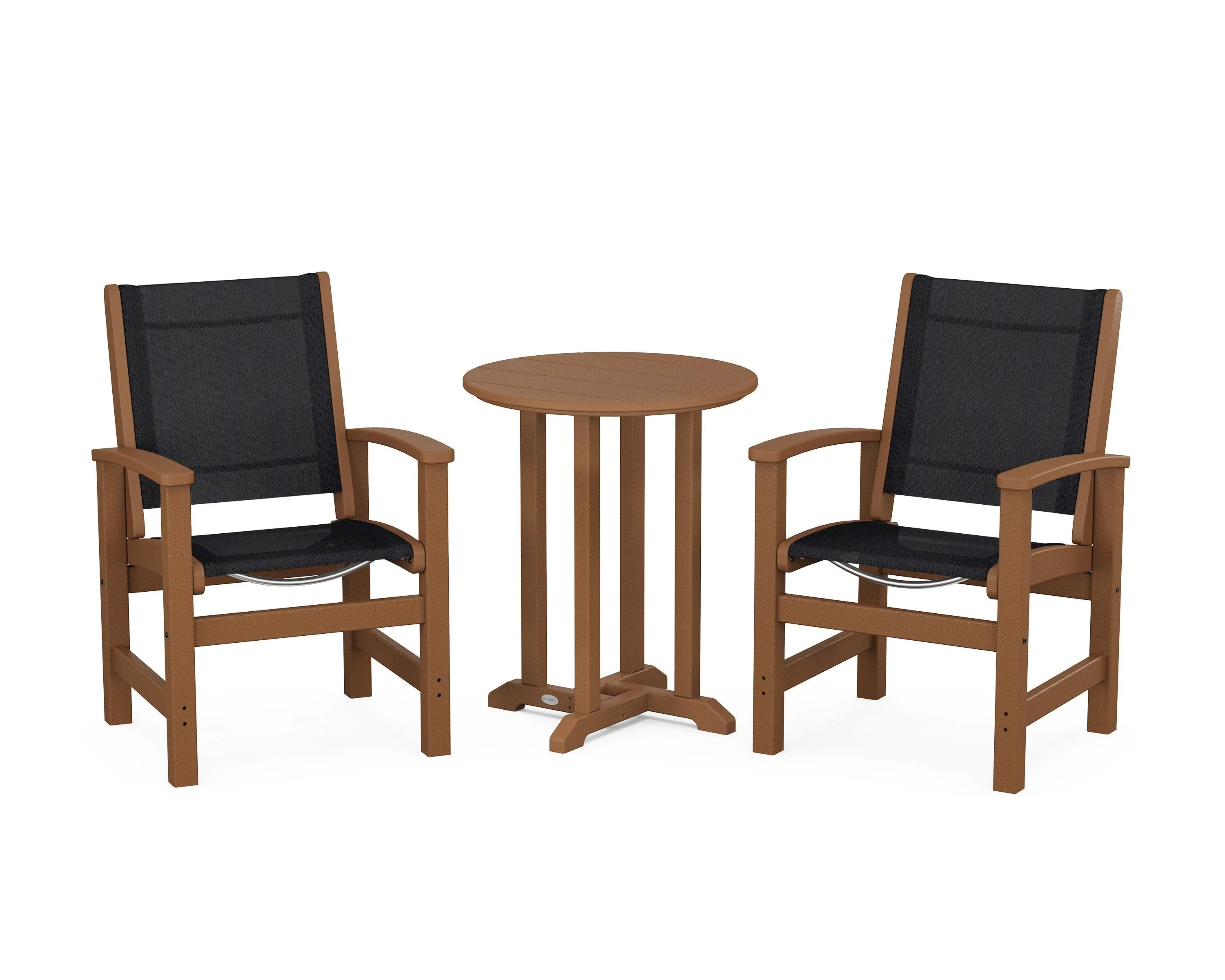 Coastal 3-Piece Round Bistro Dining Set - Image 27
