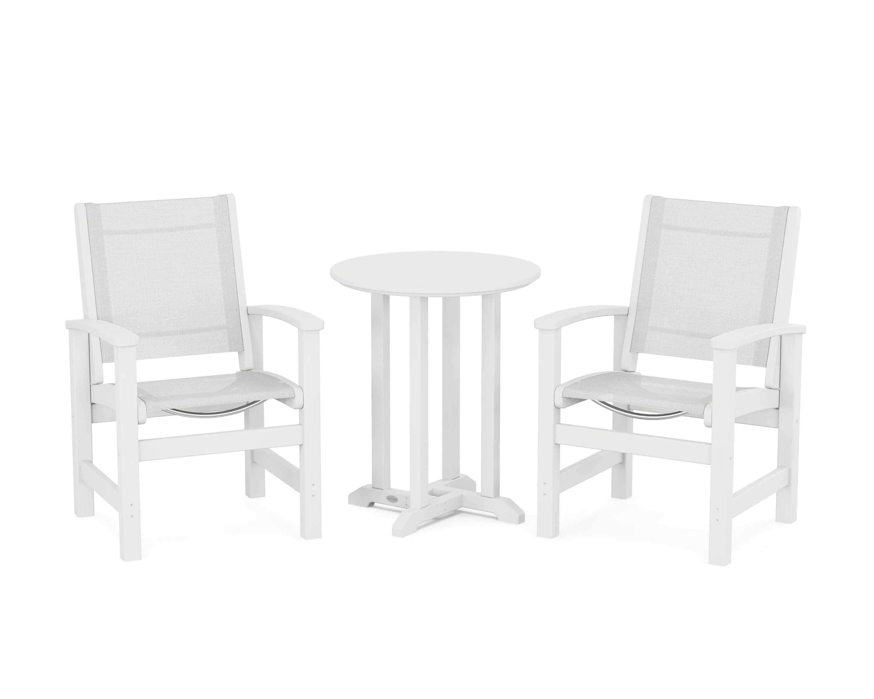 Coastal 3-Piece Round Bistro Dining Set - Image 30