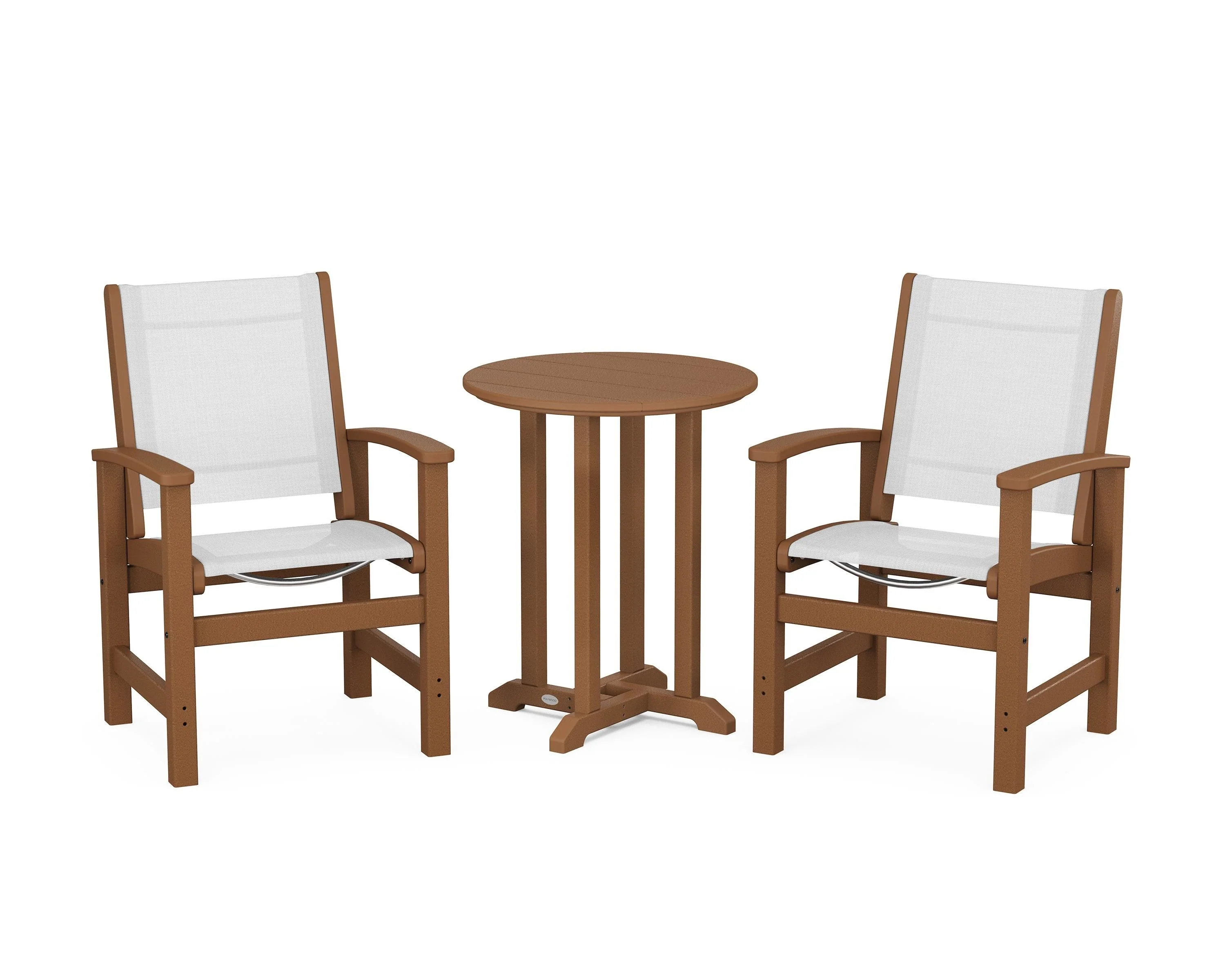 Coastal 3-Piece Round Bistro Dining Set - Image 51